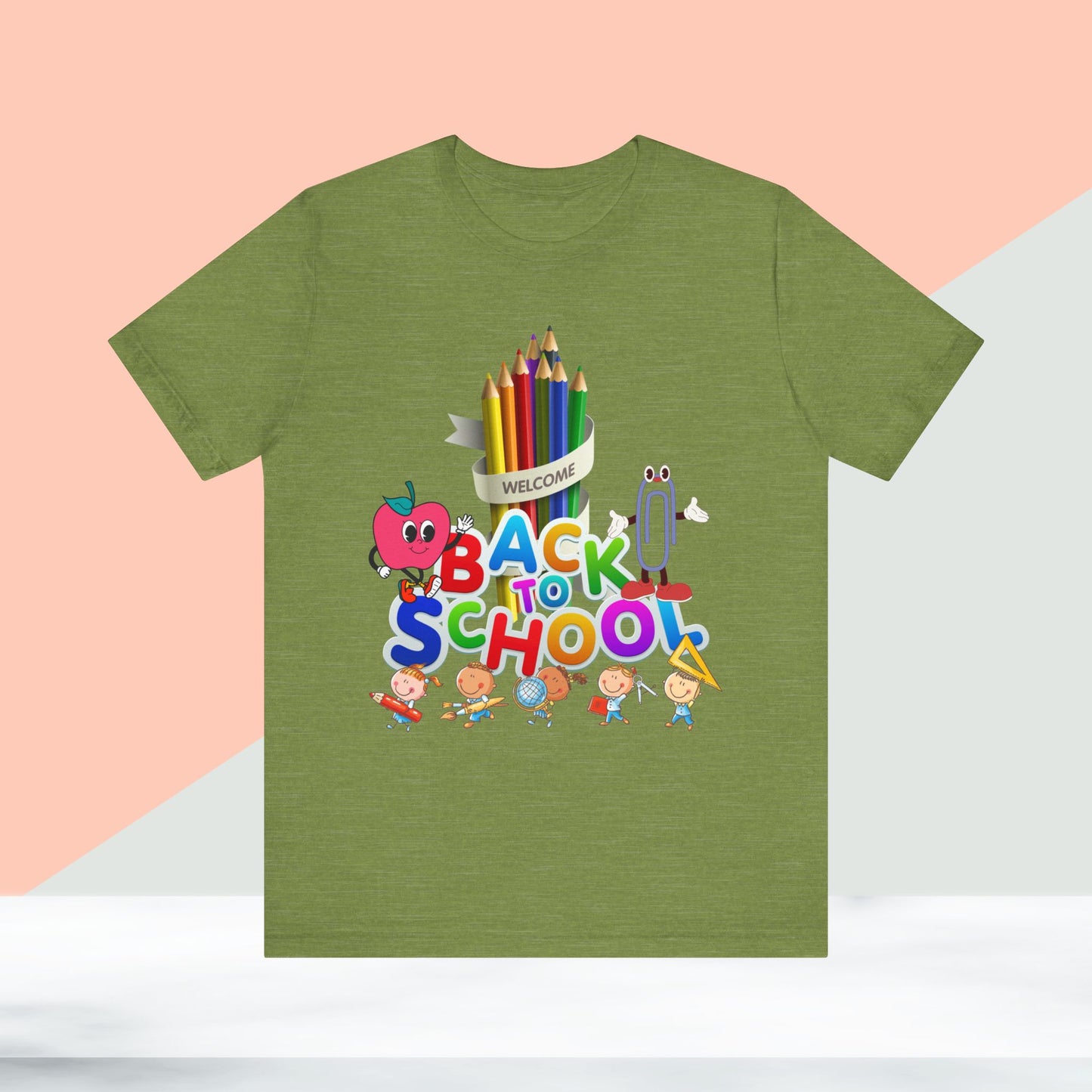 Welcome Back To School T-Shirt, Teacher T-Shirt, Teacher Back To school unisex jersey short sleeve.First Day Vibes T-Shirt.