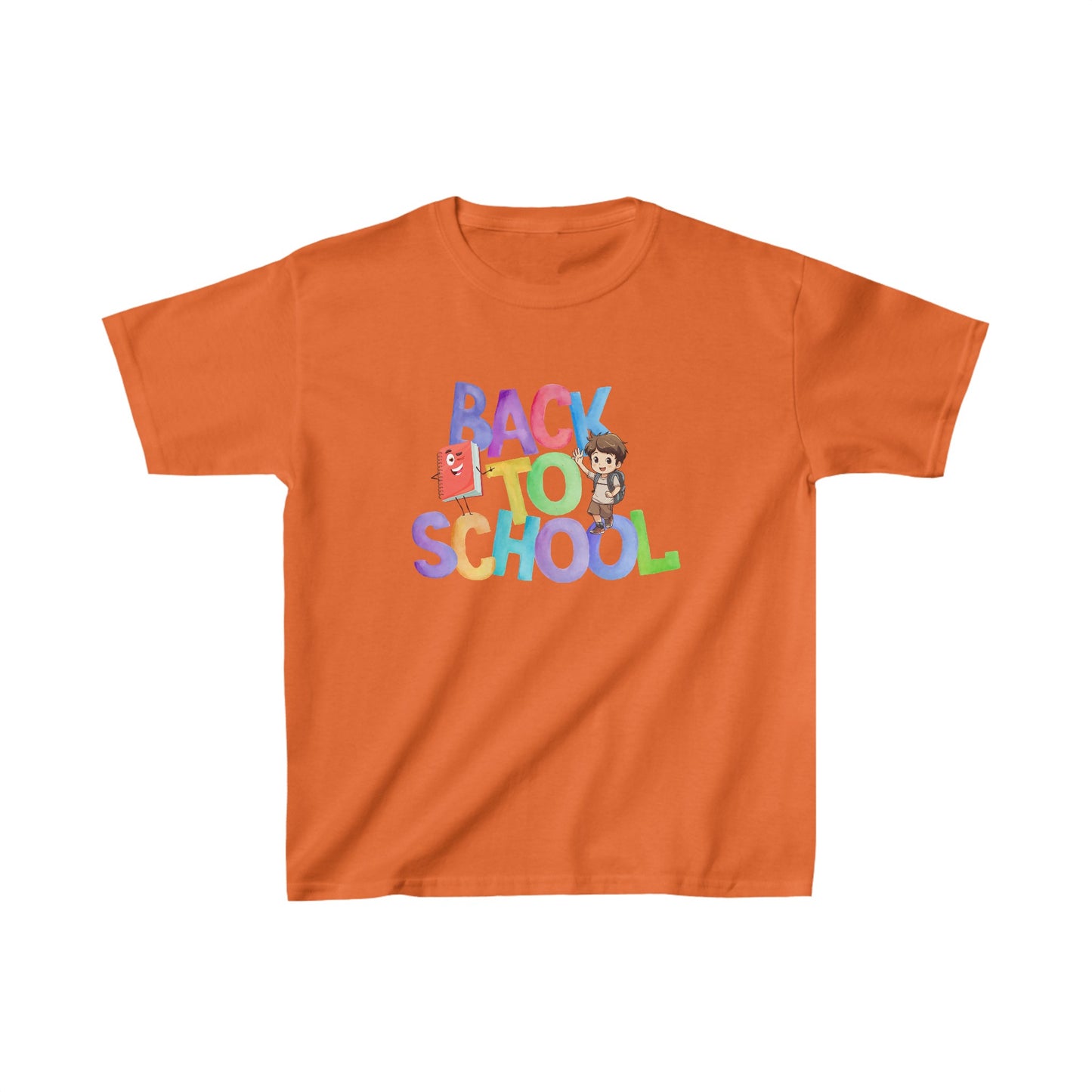 Back To School Kids Heavy Cotton™ Tee, Back to school Kids Shirt, 1st Day Of School Shirt, Back To School Cotton T-Shirt.