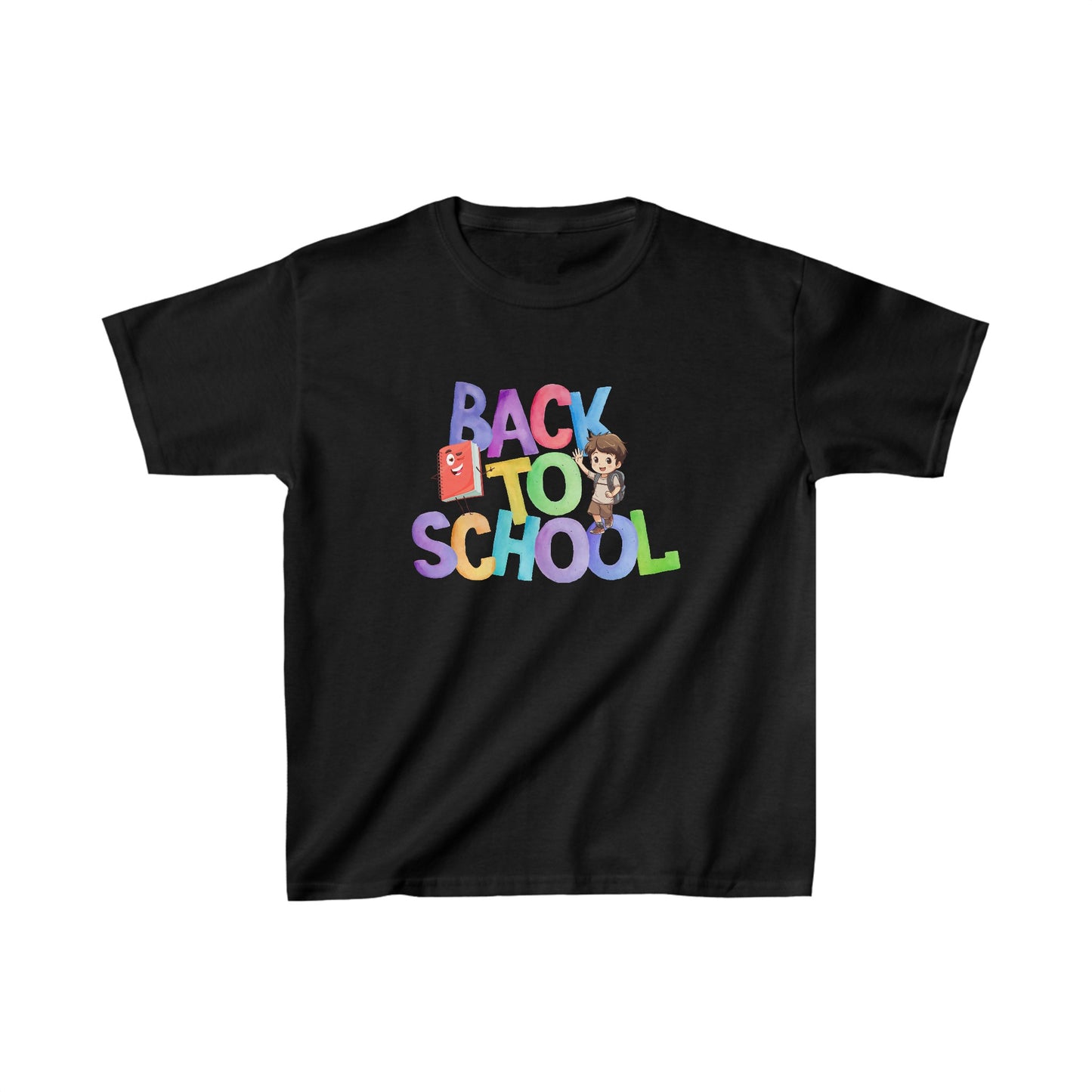 Back To School Kids Heavy Cotton™ Tee, Back to school Kids Shirt, 1st Day Of School Shirt, Back To School Cotton T-Shirt.