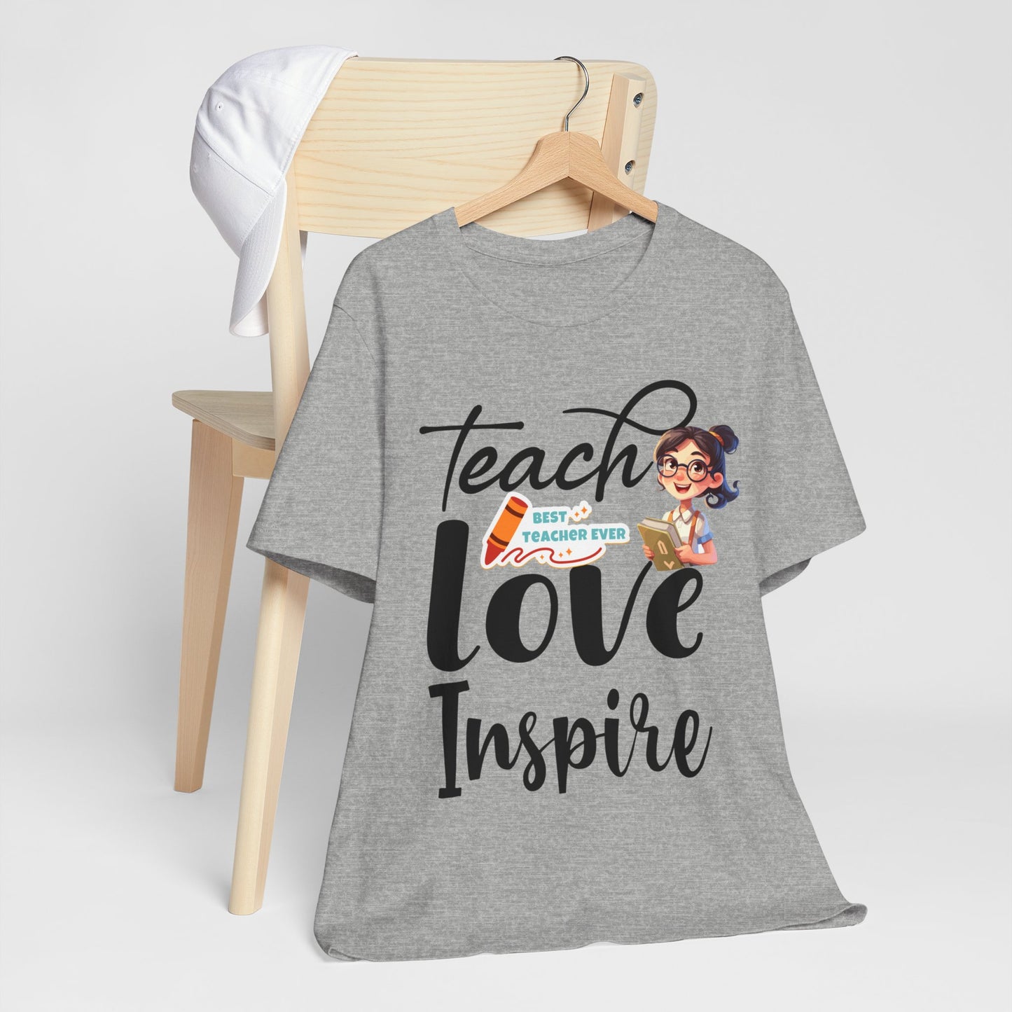 Teach Love Inspire T-shirt, Hello Teacher T-Shirt, Back To School T-Shirt, Teach Love Inspire Teacher Shirt, Teacher Back To school unisex jersey short sleeve.First Day Vibes T-Shirt.