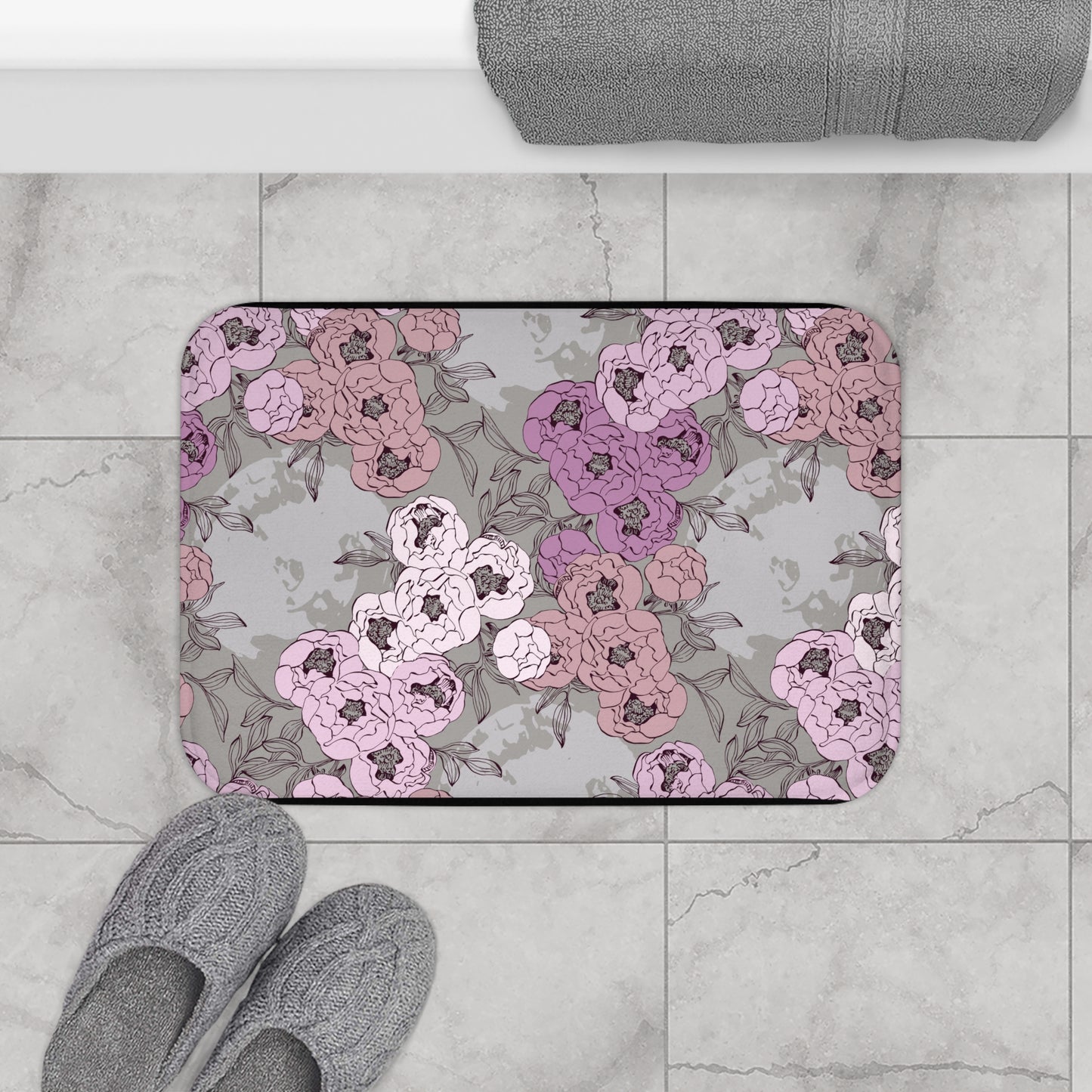 Happy Valentines Day Bath Mat