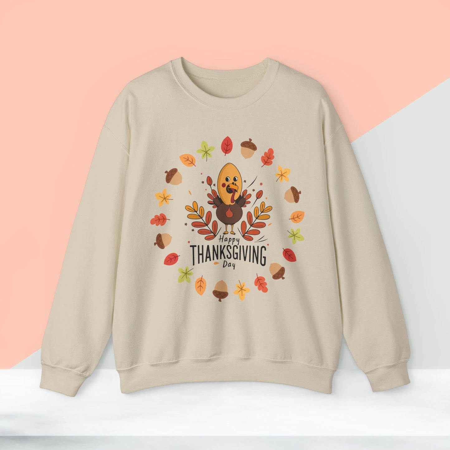 HappyThanksgiving Sweatshirt - Unisex Heavy Blend, Happy Thanksgiving2024 Sweatshirt, Thanksgiving Gift, Festive Sweatshirt.