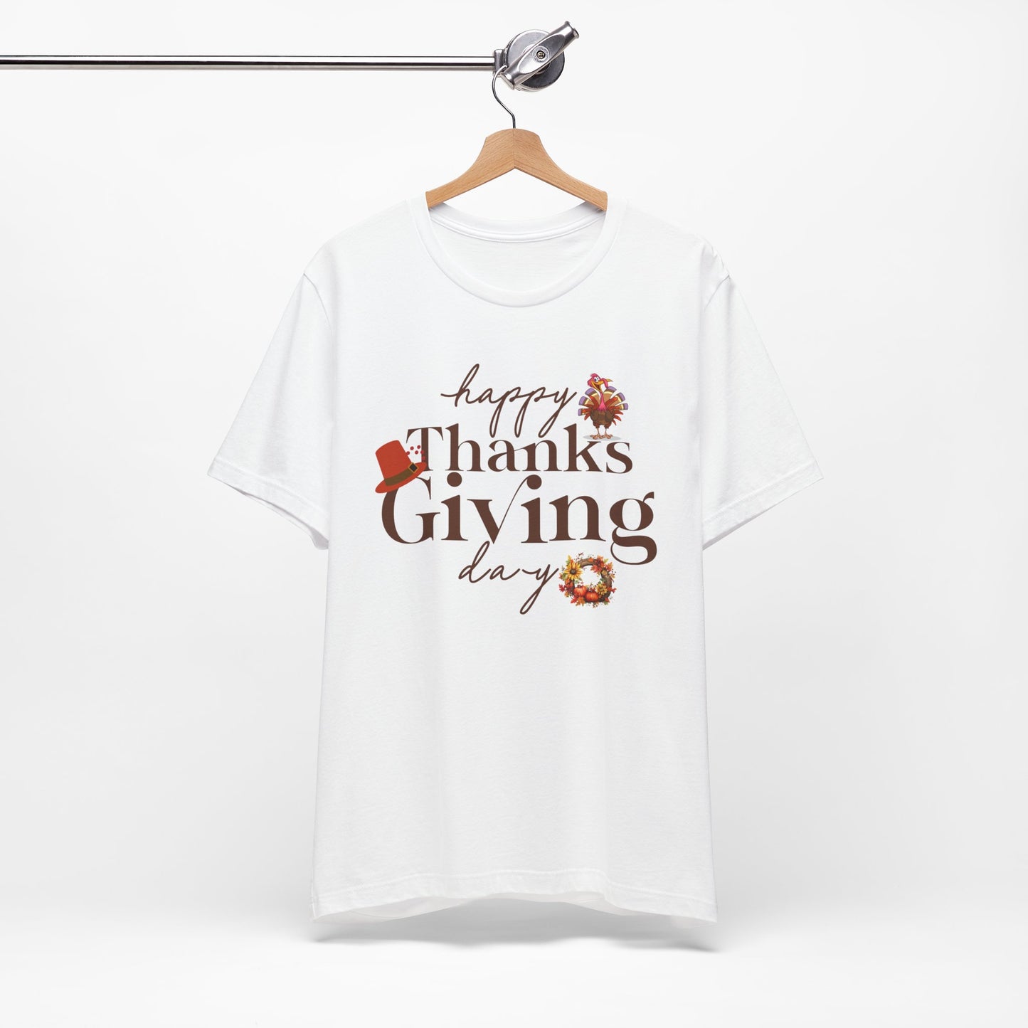 Happy Thanksgiving T-shirt, Happy thanksgiving 2024 T-shirt, Thanksgiving Gift,Turkey Shirt, Family Thanksgiving, Holiday Outfit.