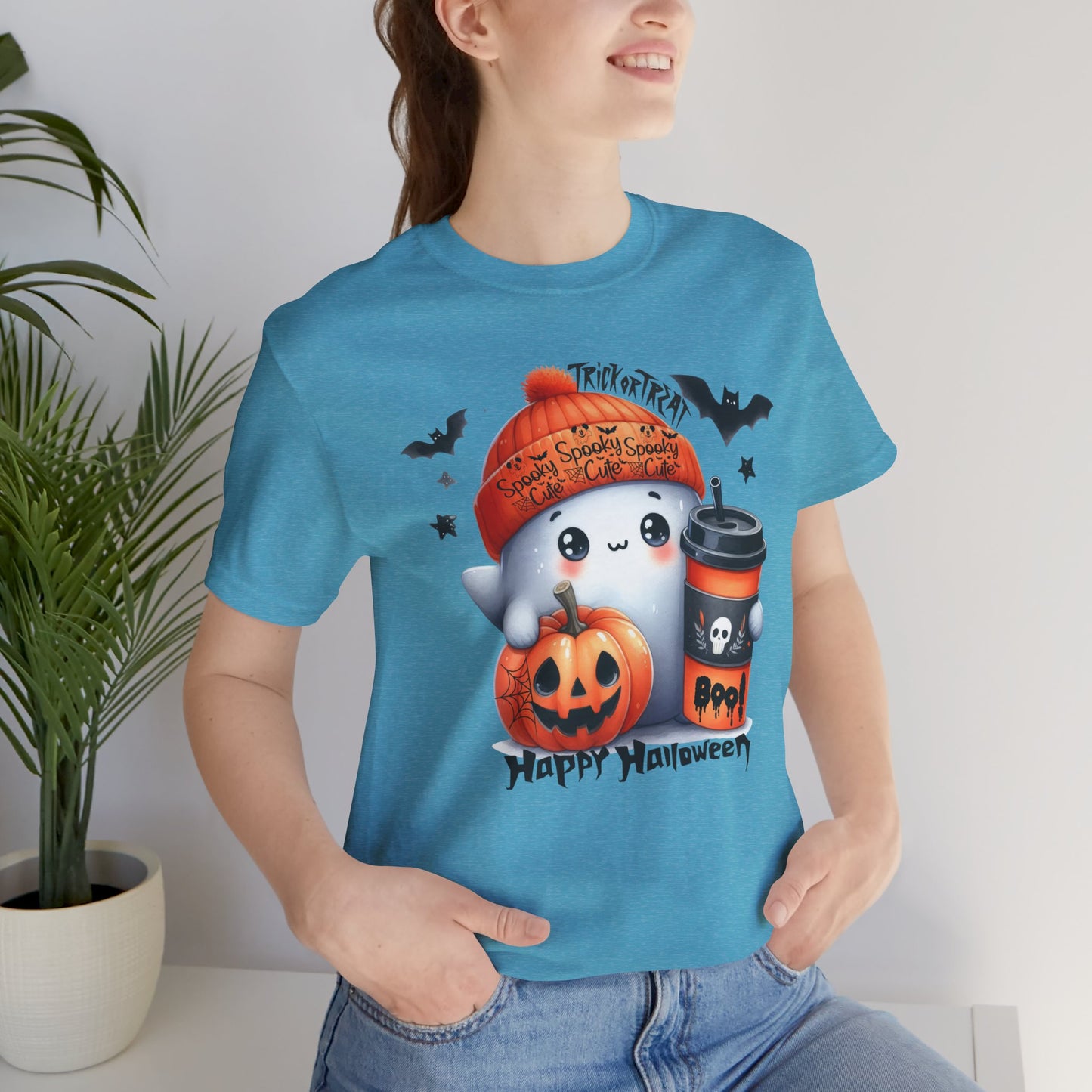 Spooky Cute Halloween T-shirt, Happy Halloween T-shirt, Trick Or Treat T-shirt, Halloween T-shirt, Cool Halloween T-shirt, Spooky T-shirt,