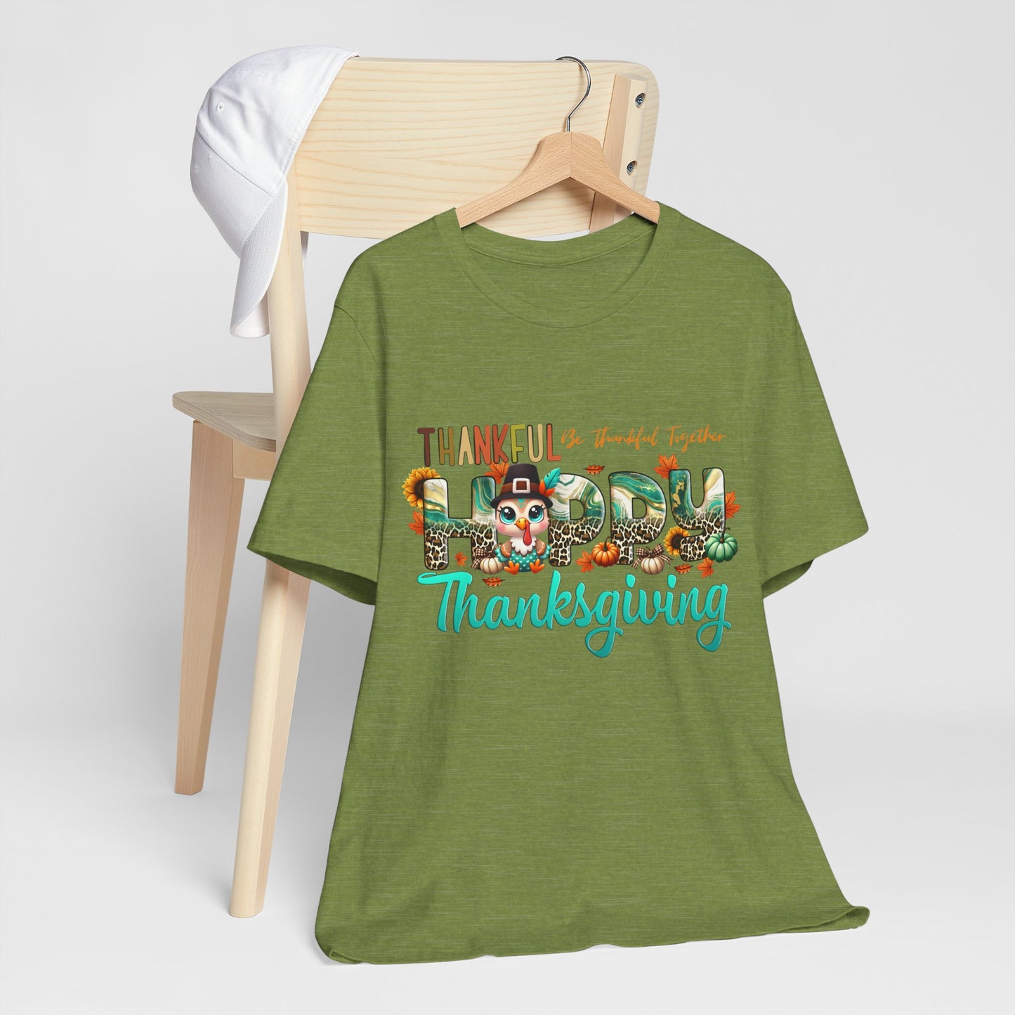 Thankful Be Thankful Together T-shirt, Happy Thanksgiving T-shirt, Happy thanksgiving 2024 T-shirt, Thanksgiving Gift,Turkey Shirt, Family Thanksgiving, Holiday Outfit.