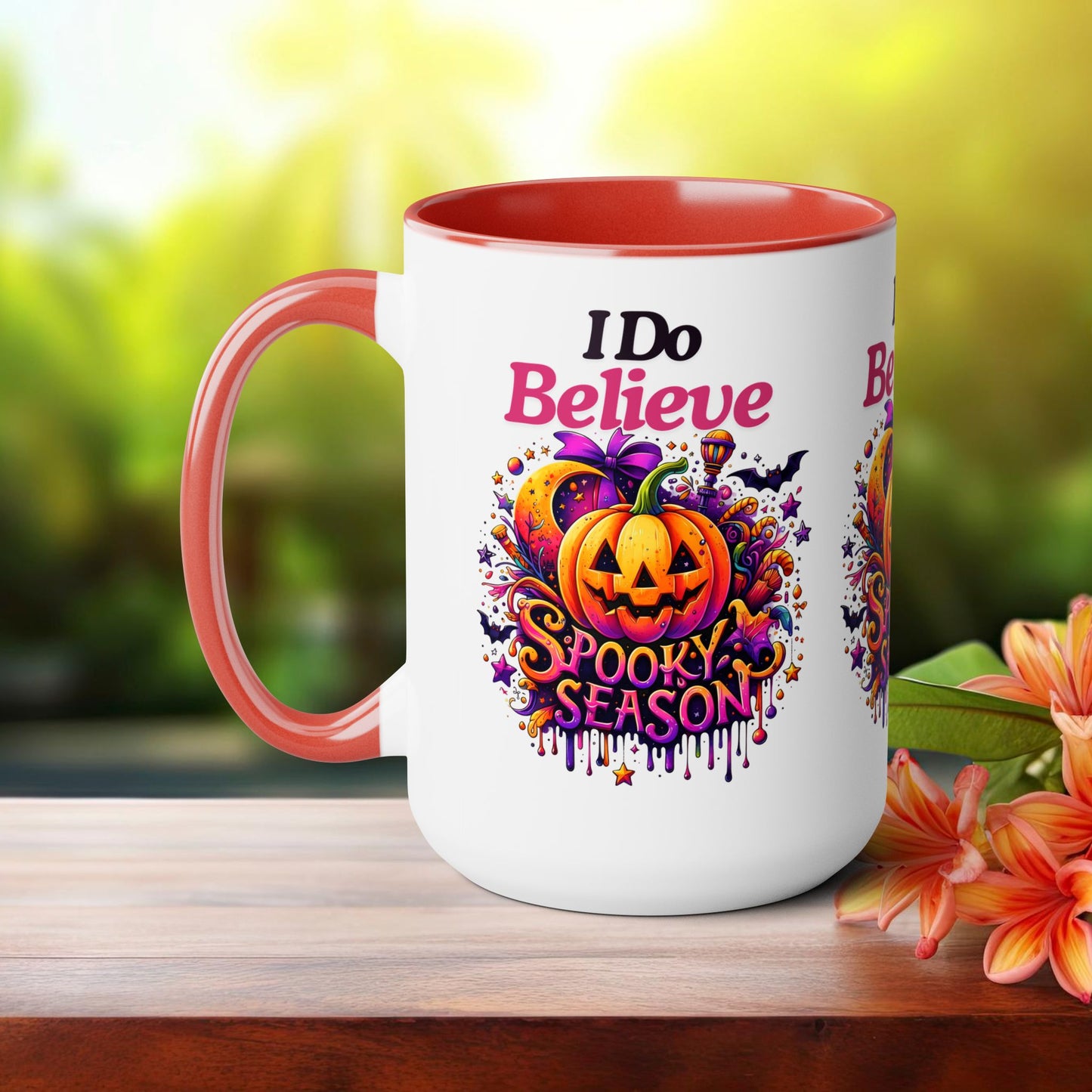 I Do Believe Spooky Season Halloween Coffee Mug,  Let's Go Halloween Coffee Mug, Trick or Treat Halloween Coffee Mug, Cute Skeleton Coffee Mug, Spooky Season Halloween Coffee Mug.