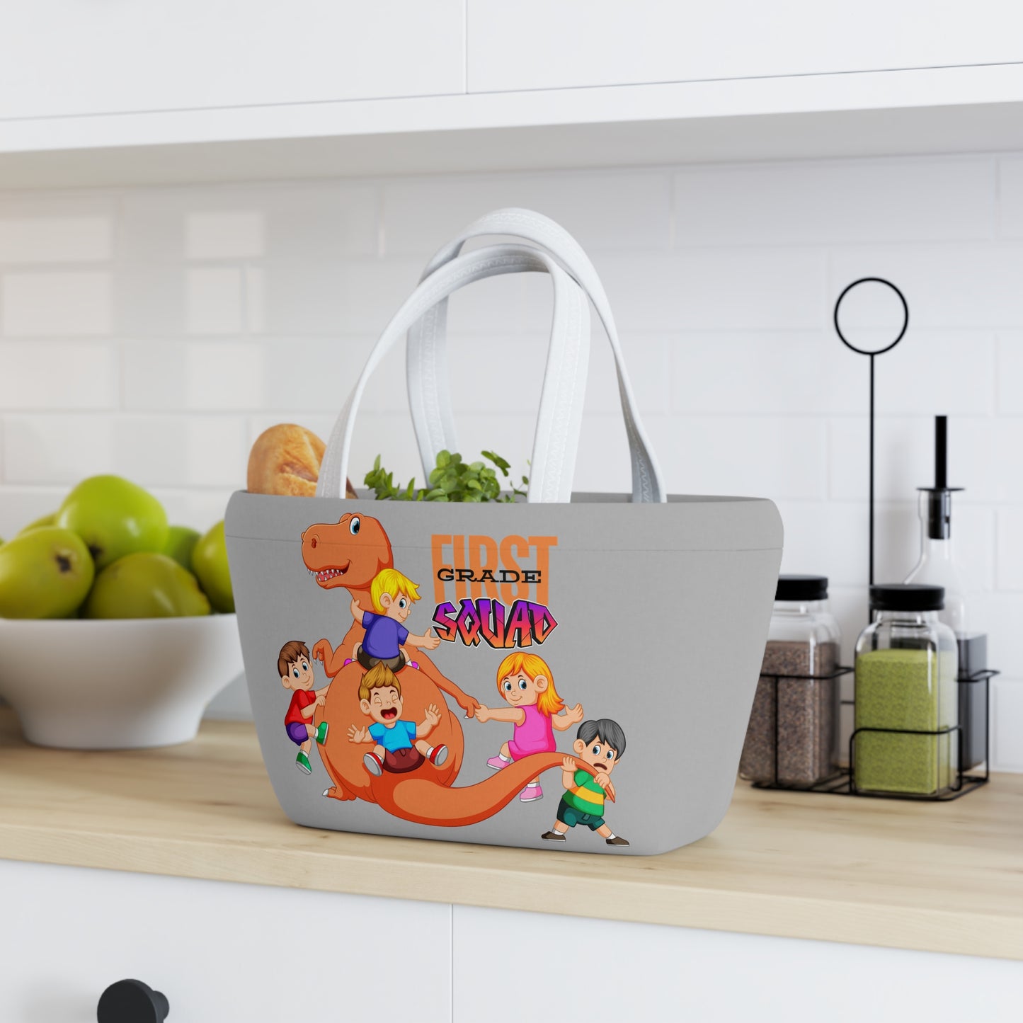 First Grade Squad Lunch Bag, Back To School Lunch Bag, Back to Learning Lunch Bag, Ready for School Lunch Bag.