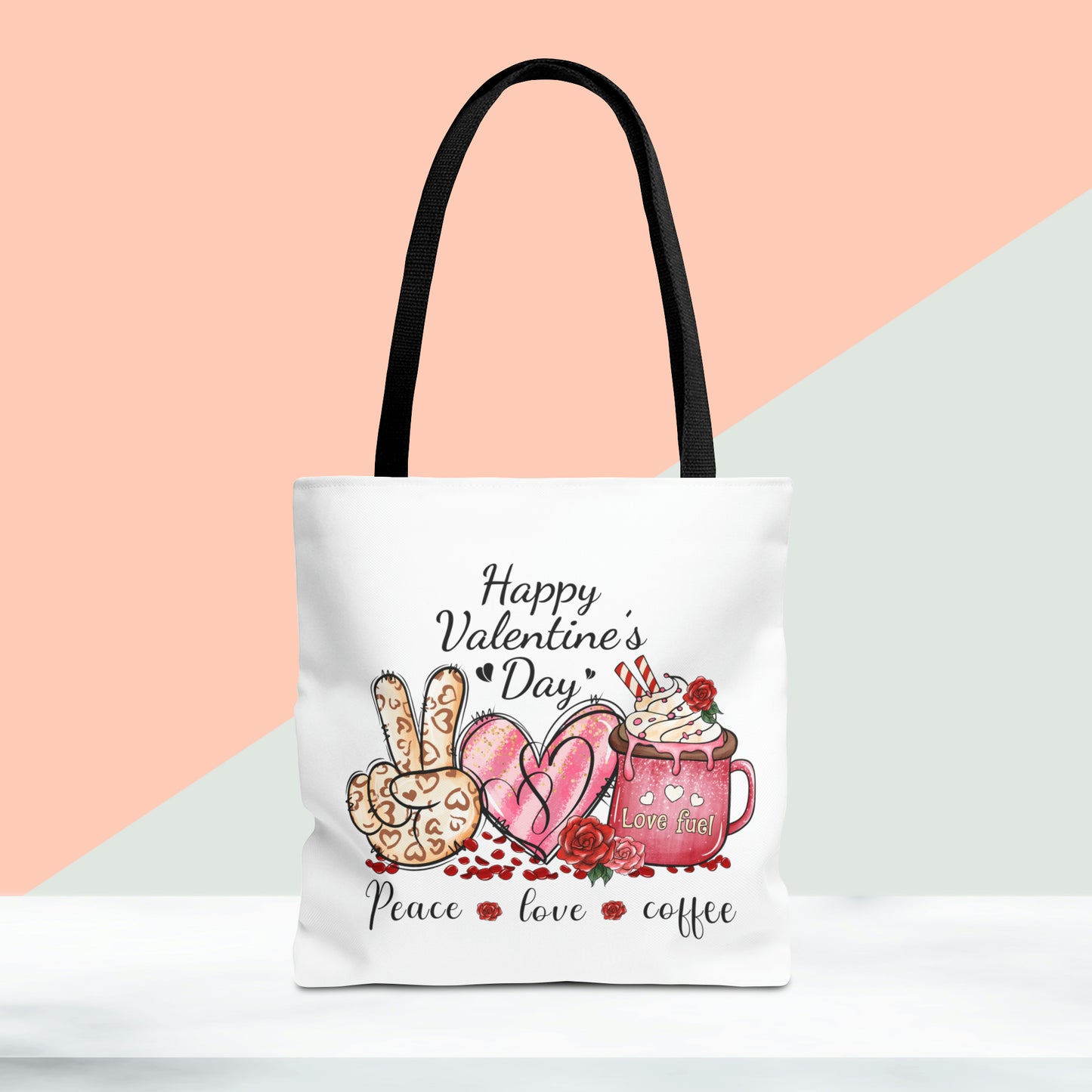 Happy Valentines Day Tote Bag