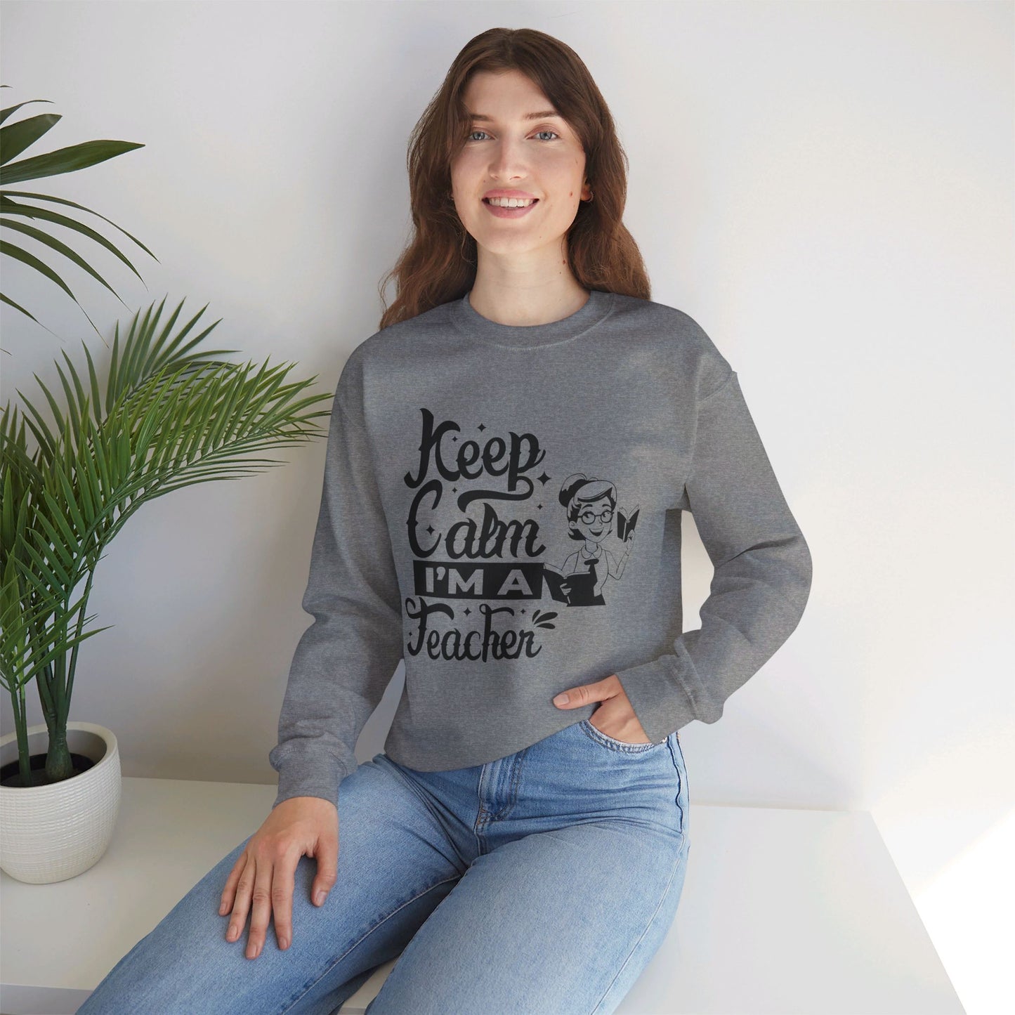 We Love Teachers Sweatshirt, Back To school unisex heavy blend crewneck sweatshirt, Teacher Back To school  Sweatshirt. First Day Vibes Sweatshirt.