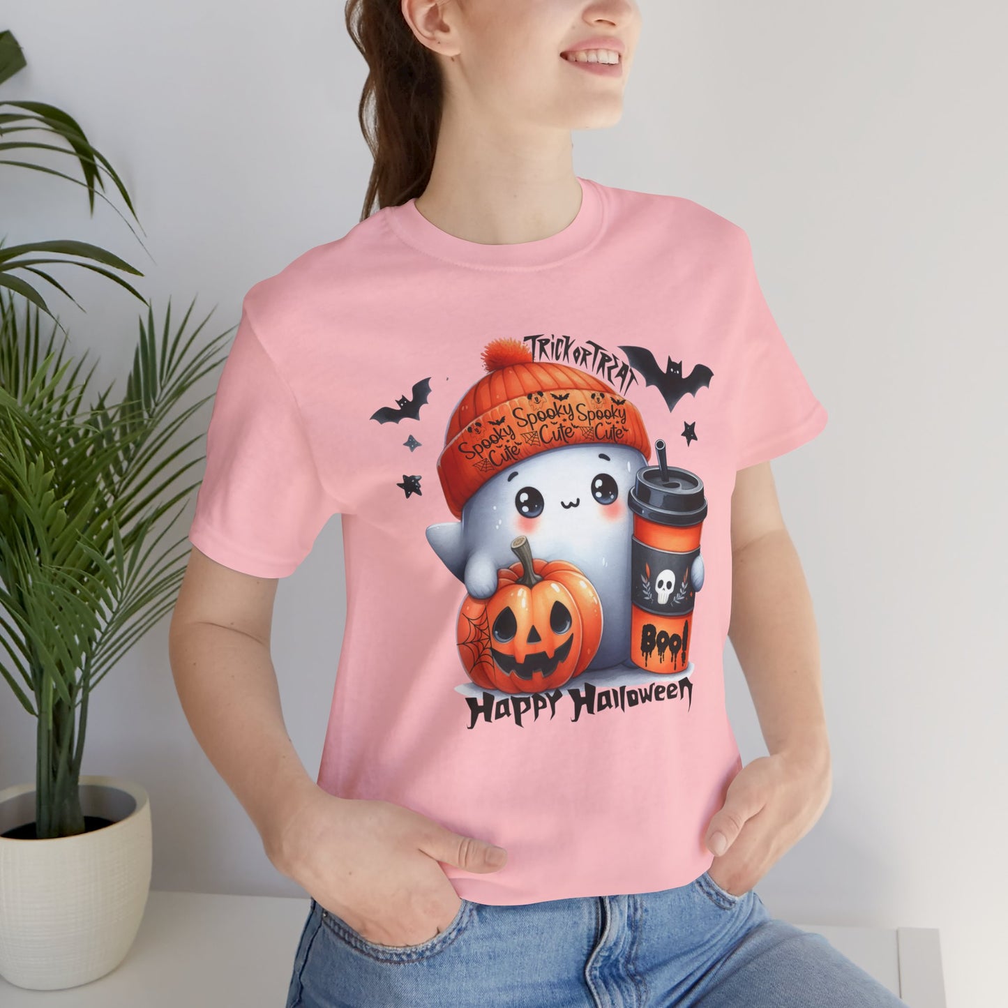 Spooky Cute Halloween T-shirt, Happy Halloween T-shirt, Trick Or Treat T-shirt, Halloween T-shirt, Cool Halloween T-shirt, Spooky T-shirt,