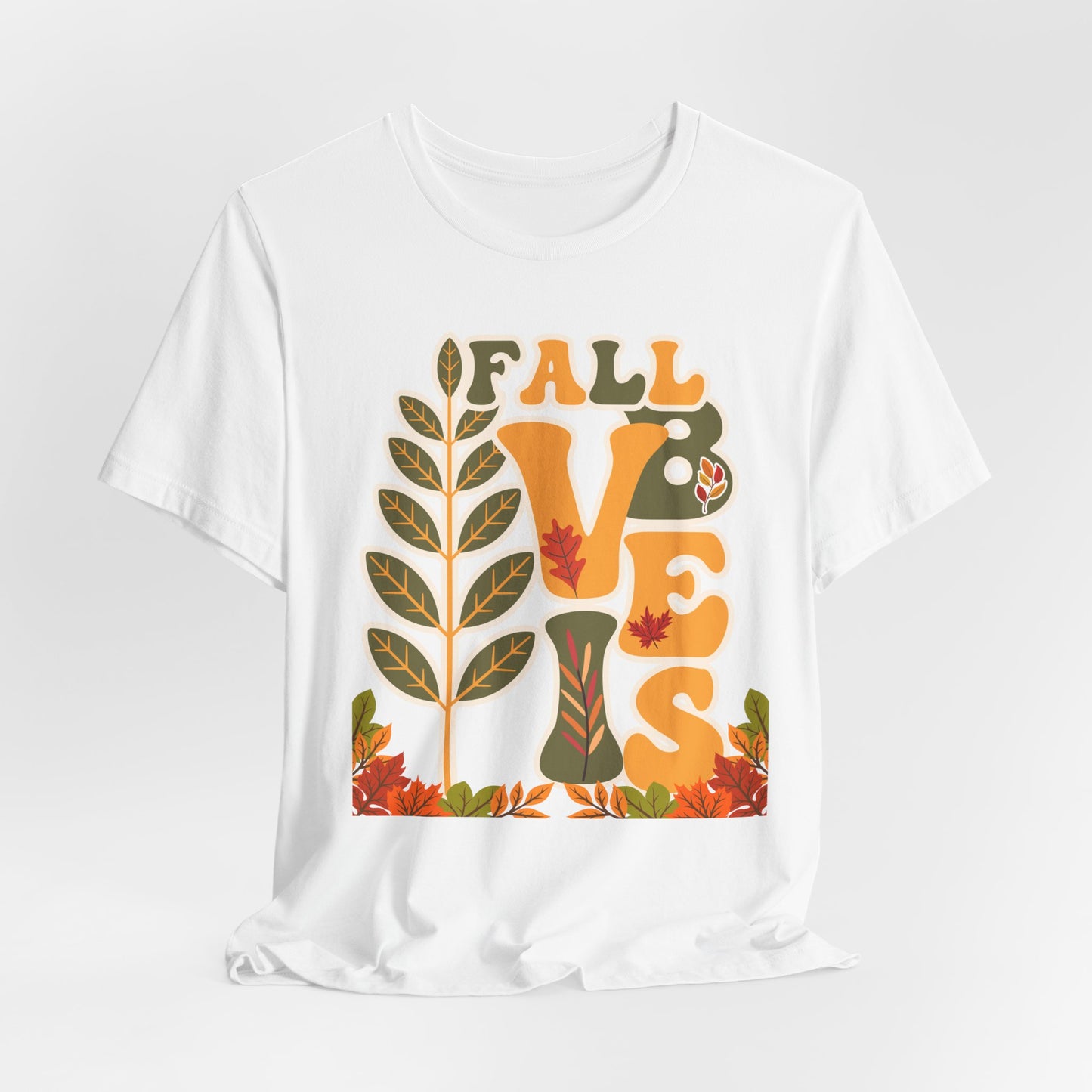 Fall Vibes Thanksgiving T-shirt, Happy thanksgiving 2024 T-shirt, Thanksgiving Gift,Turkey Shirt, Family Thanksgiving, Holiday Outfit. Express Delivery available