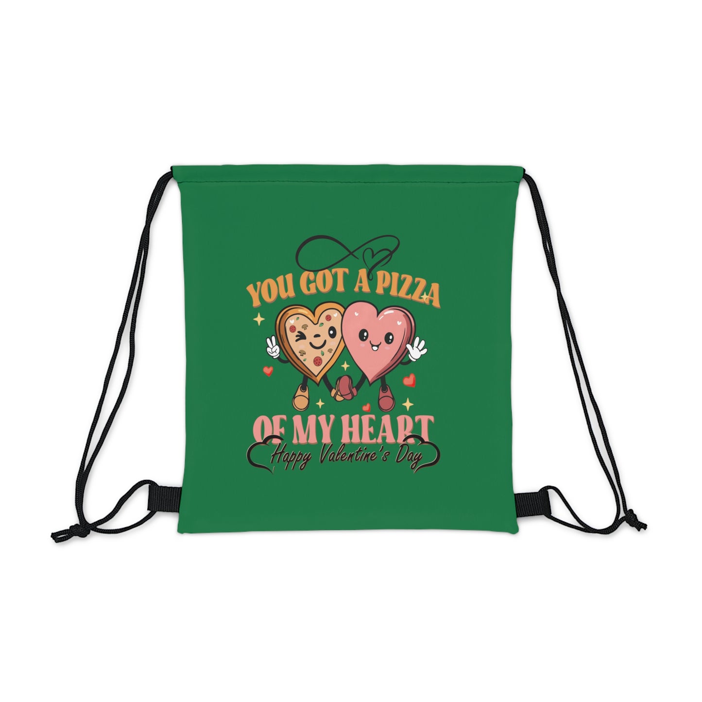 Happy Valentines Day Drawstring Bag