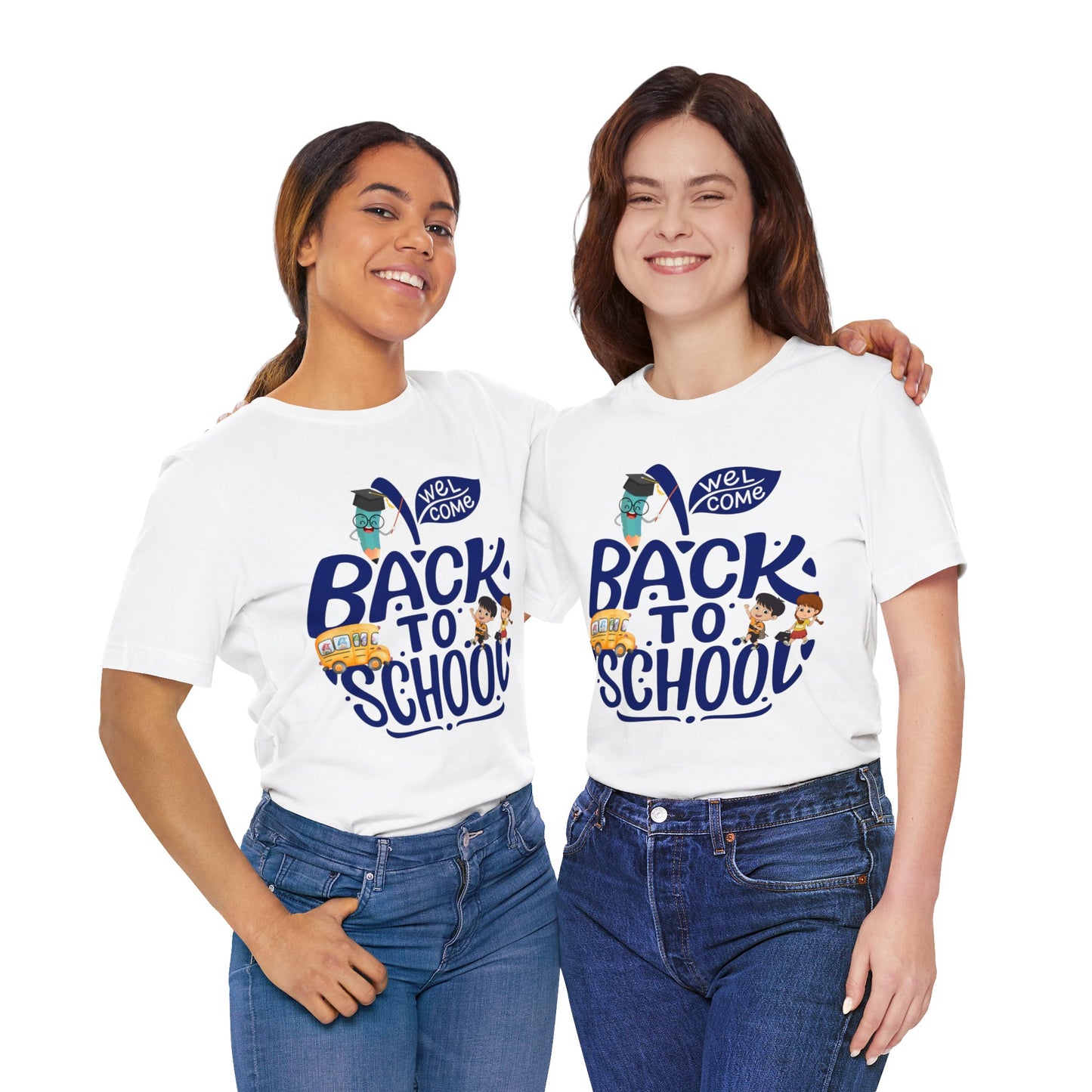 Welcome Back To School T-Shirt, Teacher T-Shirt, Teacher Back To school unisex jersey short sleeve.First Day Vibes T-Shirt.