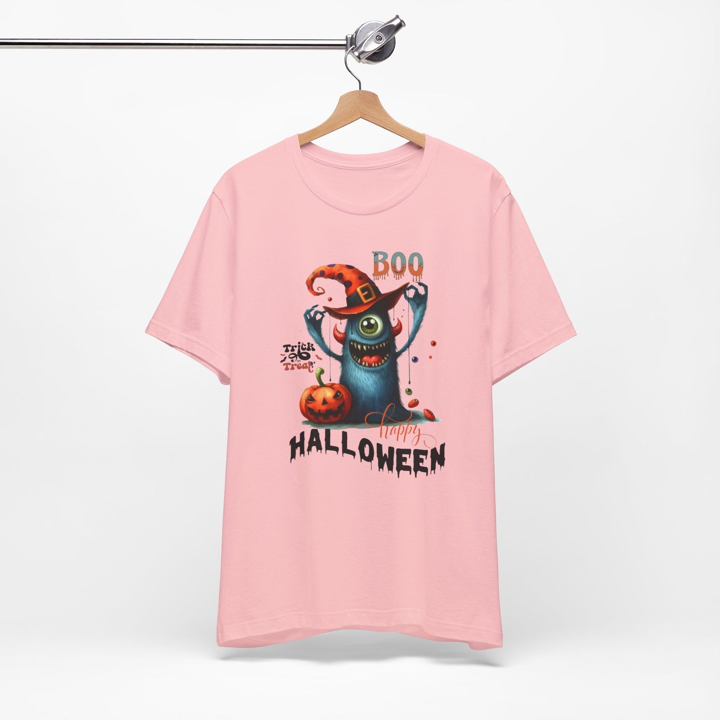 Boo Happy Halloween T-shirt, Happy Halloween T-shirt, Trick Or Treat T-shirt, Halloween T-shirt, Cool Halloween T-shirt, Spooky T-shirt,