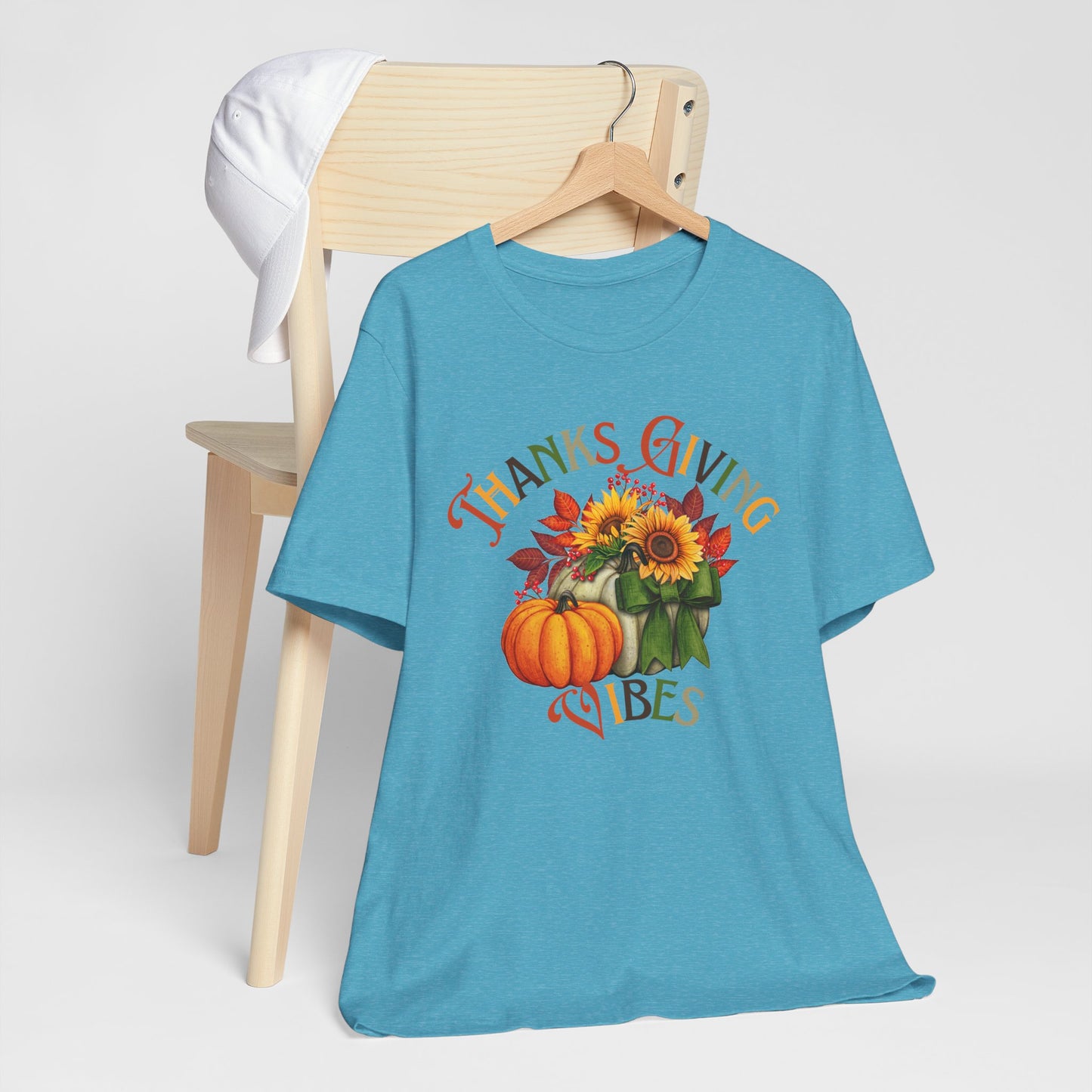 Thanks Giving  Vibes T-shirt, Happy Thanksgiving T-shirt, Happy thanksgiving 2024 T-shirt, Thanksgiving Gift,Turkey Shirt, Family Thanksgiving, Holiday Outfit.