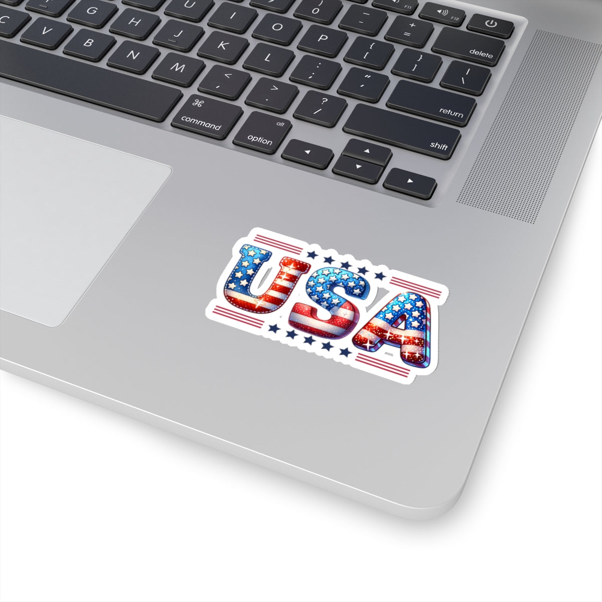 Happy 4th Of July Kiss-Cut Stickers, America, Flag, Peace Love America. Proud To Be An American, Red White Blue stickers. USA Stickers.