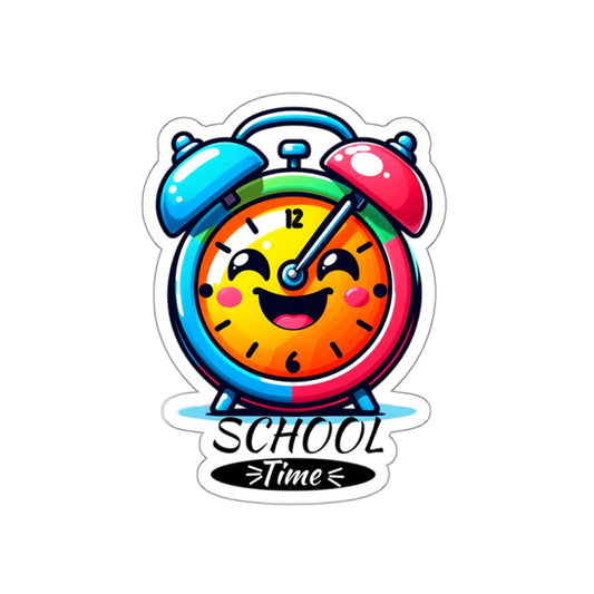 School Time Back To School Kiss-Cut Stickers, First Grade Squad Kiss-Cut Stickers, Gift for First graders, Ready for School, Back to Learning.