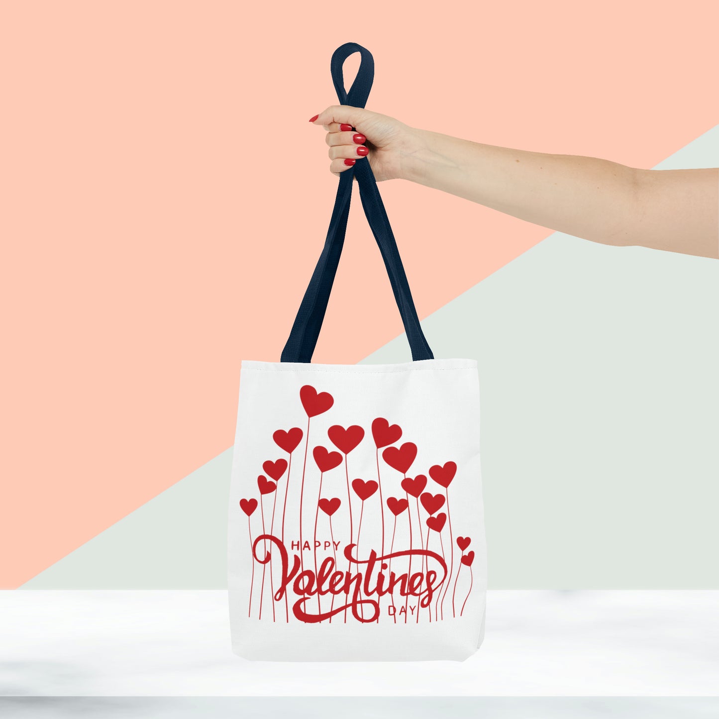 Happy Valentines Day Tote Bag