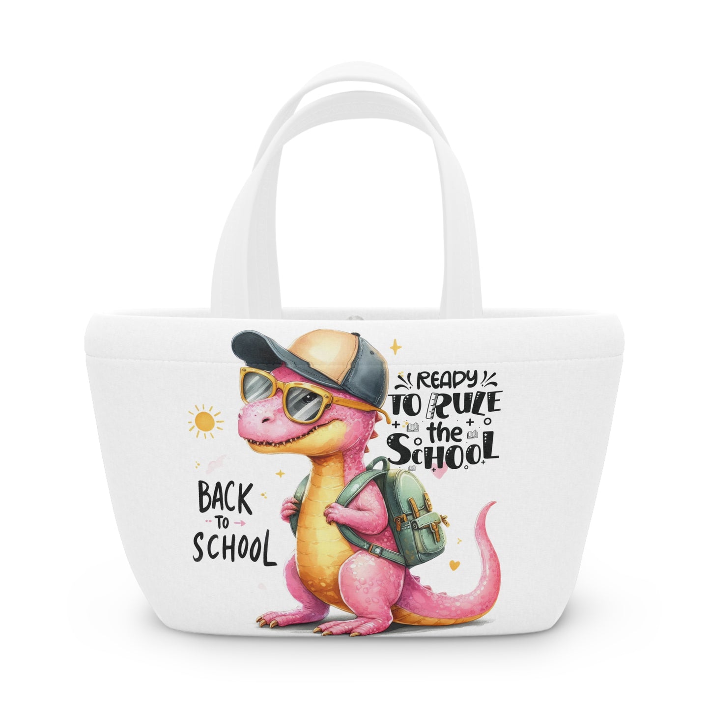 Back To School Lunch Bag, Back to Learning Lunch Bag, First Day Vibes Lunch Bag.