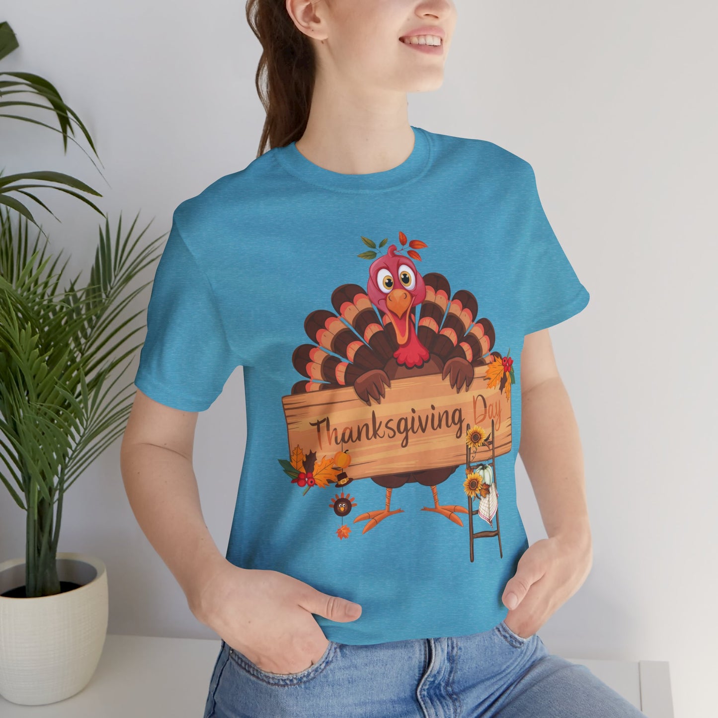 Thanksgiving Day T-shirt, Happy thanksgiving 2024 T-shirt, Thanksgiving Gift,Turkey Shirt, Family Thanksgiving, Holiday Outfit.