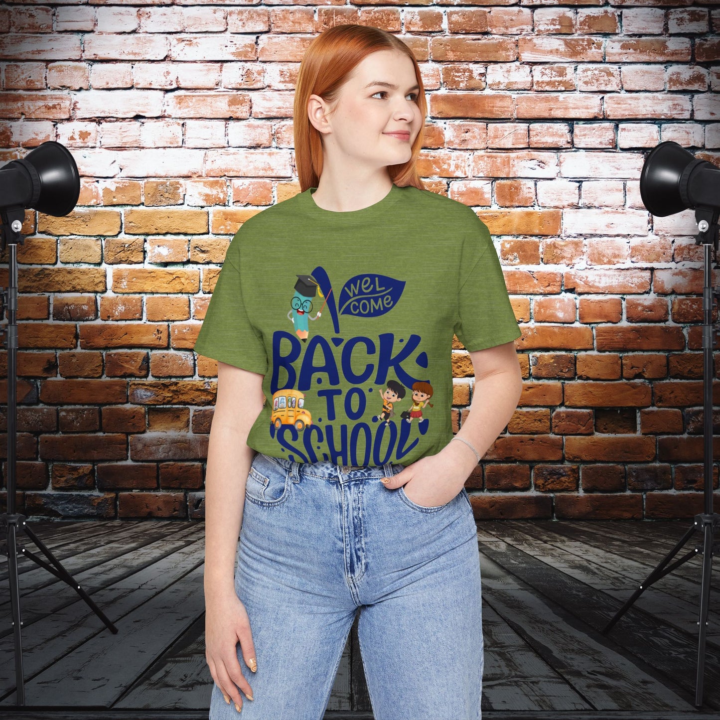 Welcome Back To School T-Shirt, Teacher T-Shirt, Teacher Back To school unisex jersey short sleeve.First Day Vibes T-Shirt.