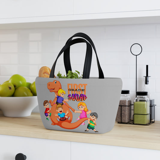 First Grade Squad Lunch Bag, Back To School Lunch Bag, Back to Learning Lunch Bag, Ready for School Lunch Bag.