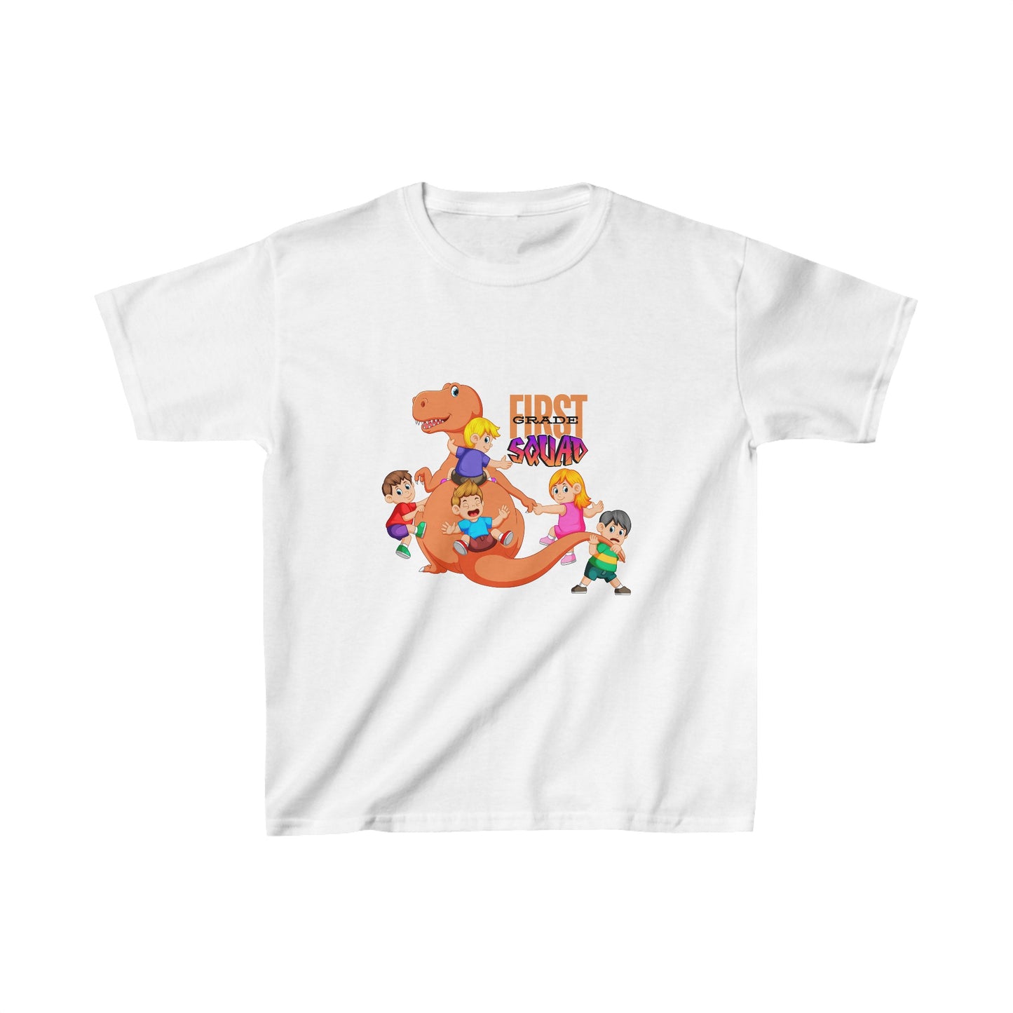 Back To School Kids Heavy Cotton™ Tee, First Grade Squad Back To School Kids Heavy Cotton™ Tee, Back to school Kids Shirt, 1st Day Of School Shirt, Back To School Cotton T-Shirt.