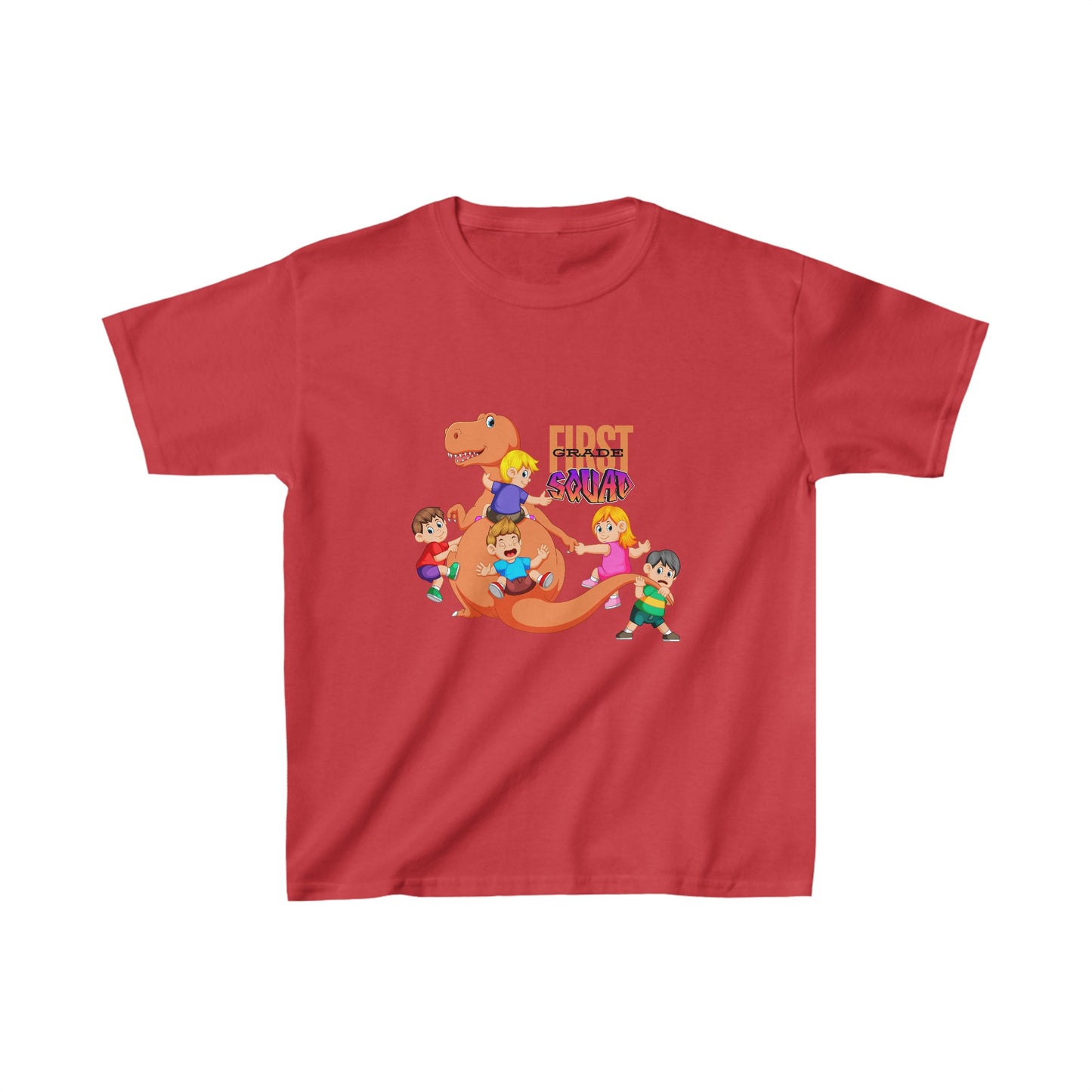 Back To School Kids Heavy Cotton™ Tee, First Grade Squad Back To School Kids Heavy Cotton™ Tee, Back to school Kids Shirt, 1st Day Of School Shirt, Back To School Cotton T-Shirt.