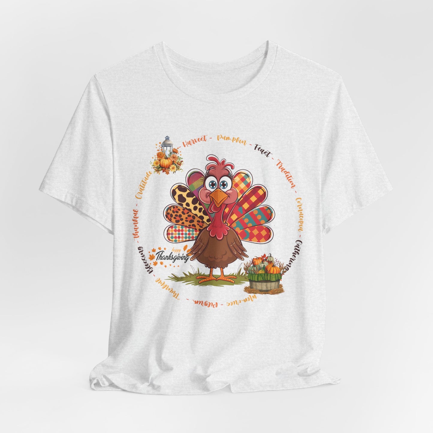 Happy Thanksgiving T-shirt, Happy thanksgiving 2024 T-shirt, Thanksgiving Gift,Turkey Shirt, Family Thanksgiving, Holiday Outfit.