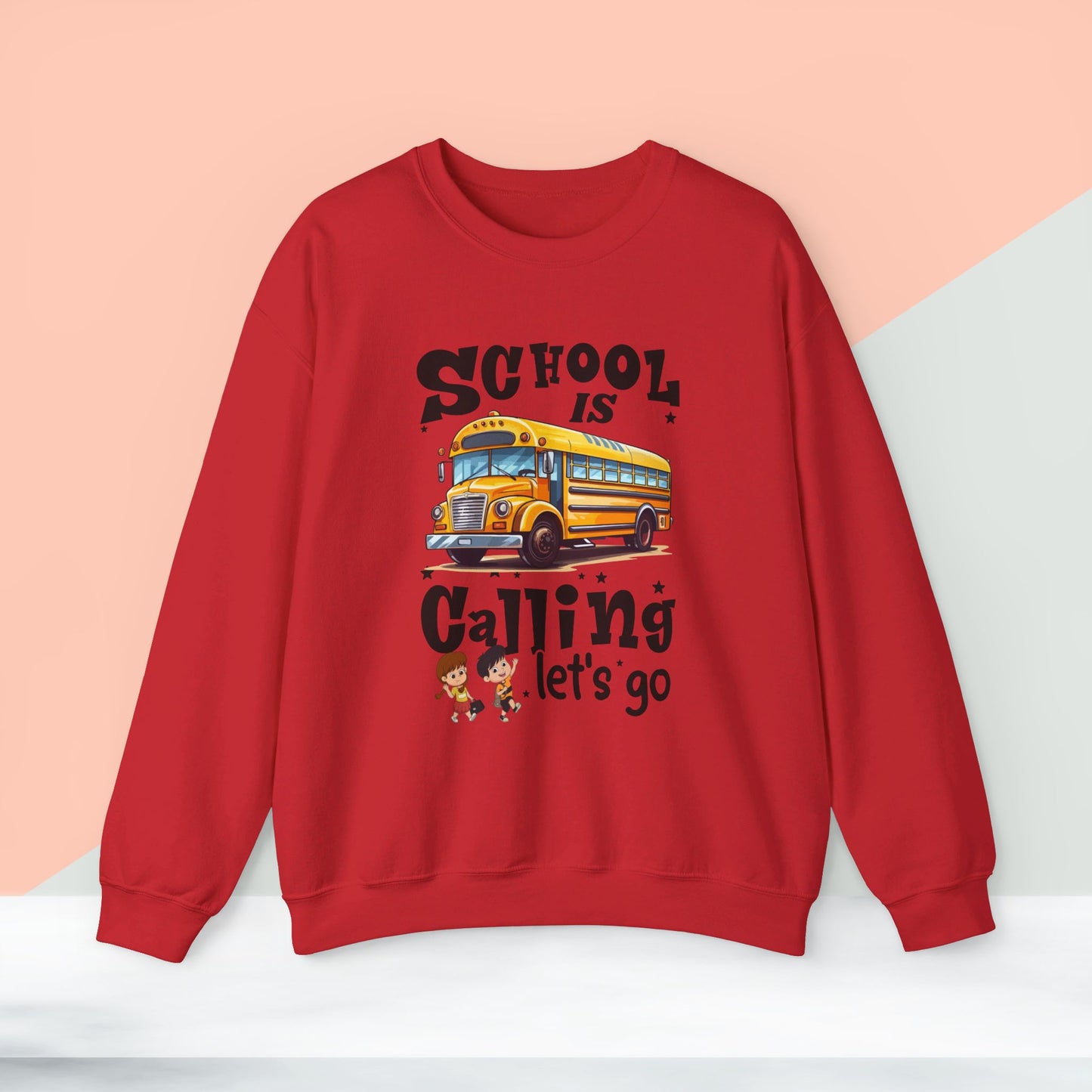 Back To school unisex heavy blend crewneck sweatshirt, We Love Teachers Sweatshirt,Teacher Back To school  Sweatshirt. First Day Vibes Sweatshirt.