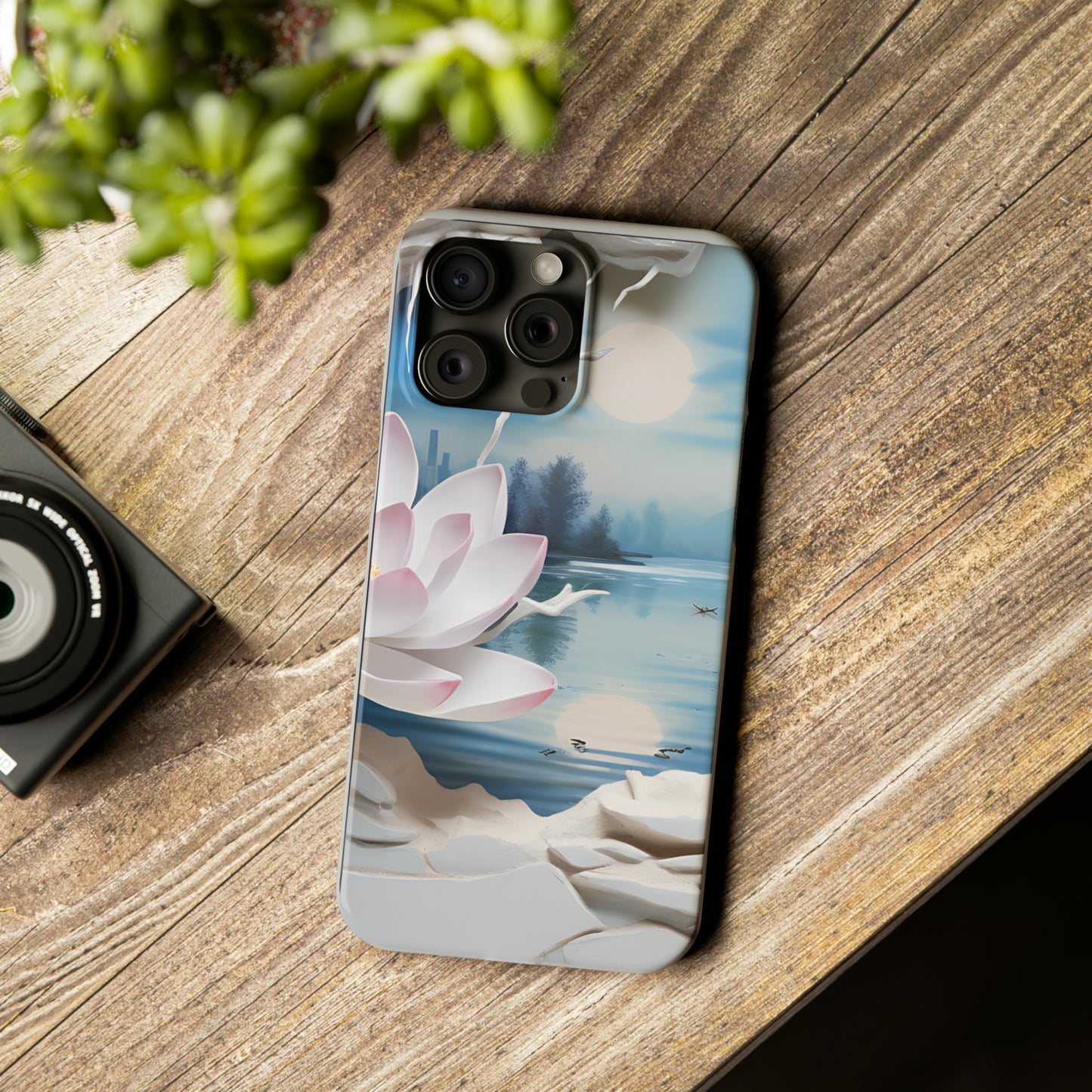 3d Landscape iPhone 15 Phone Cases