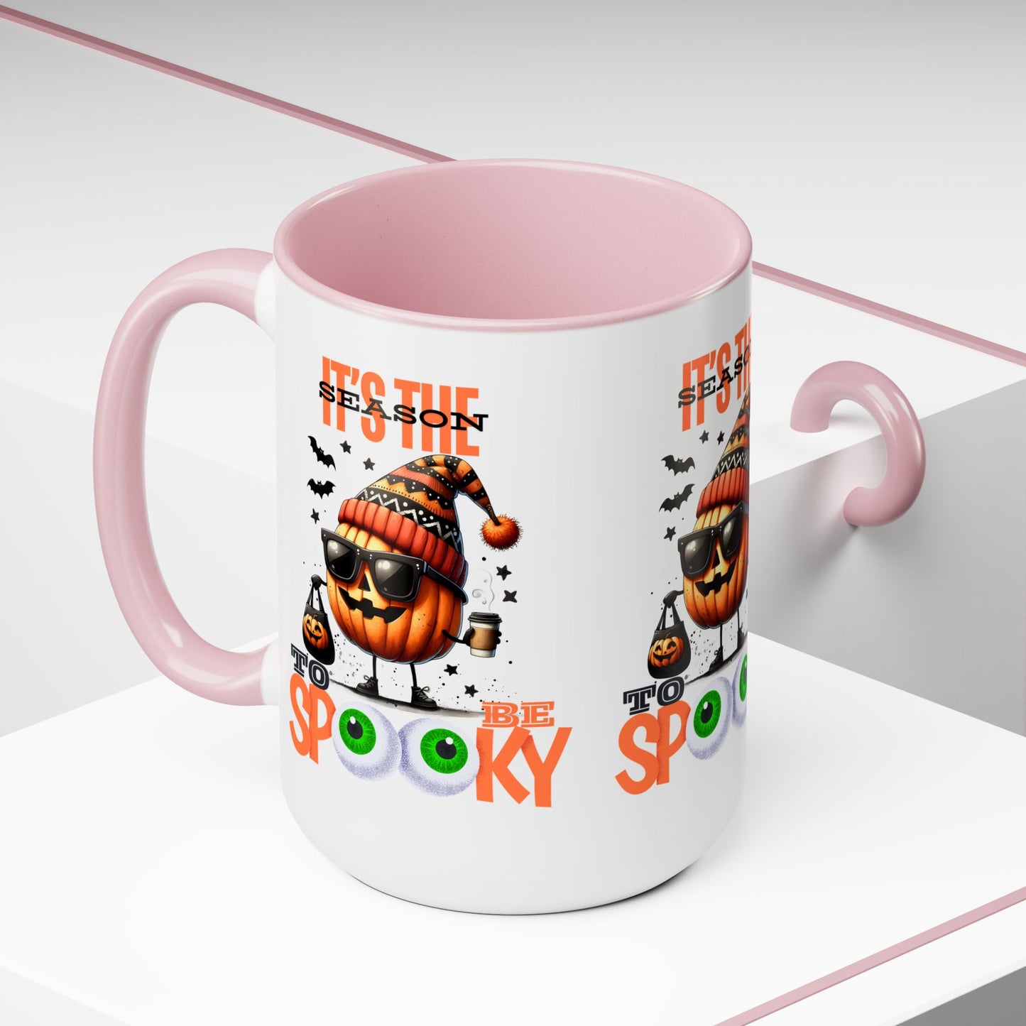 It's The Season To Be Spooky Halloween Coffee Mug,  Let's Go Halloween Coffee Mug, Trick or Treat Halloween Coffee Mug, Cute Skeleton Coffee Mug, Spooky Season Halloween Coffee Mug.