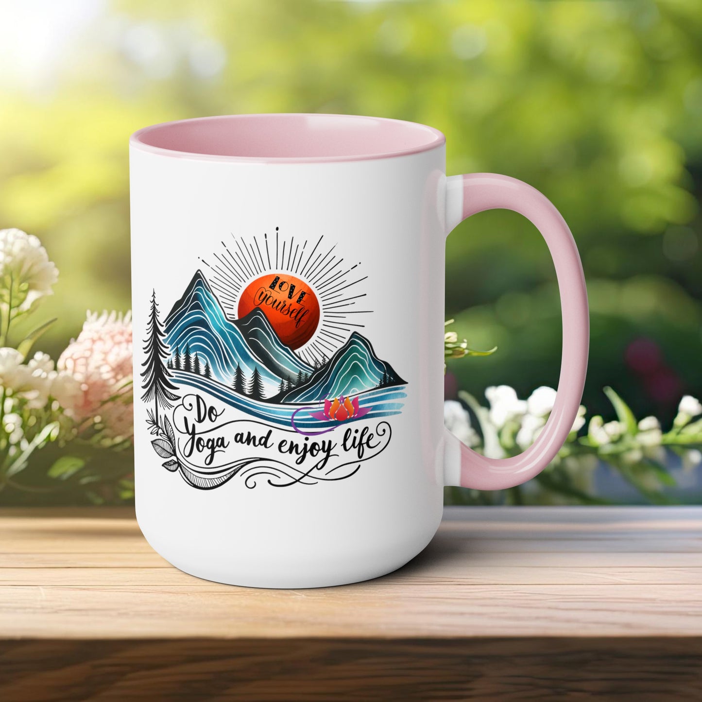 Love Yourself Yoga Coffee Mug, Cute Yoga Coffee Mug, Yoga lovers Coffee Mug, Yoga Instructor Gift, Gift For Yoga lover, Gift For Yogi.