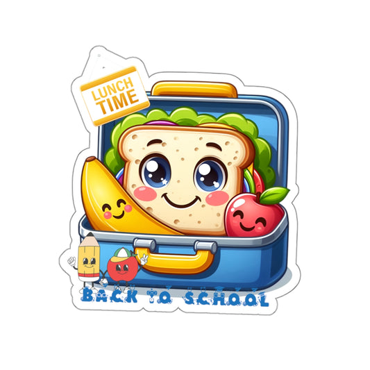 Lunch Time Back To School Kiss-Cut Stickers, First Grade Squad Kiss-Cut Stickers, Gift for First graders, Ready for School, Back to Learning.