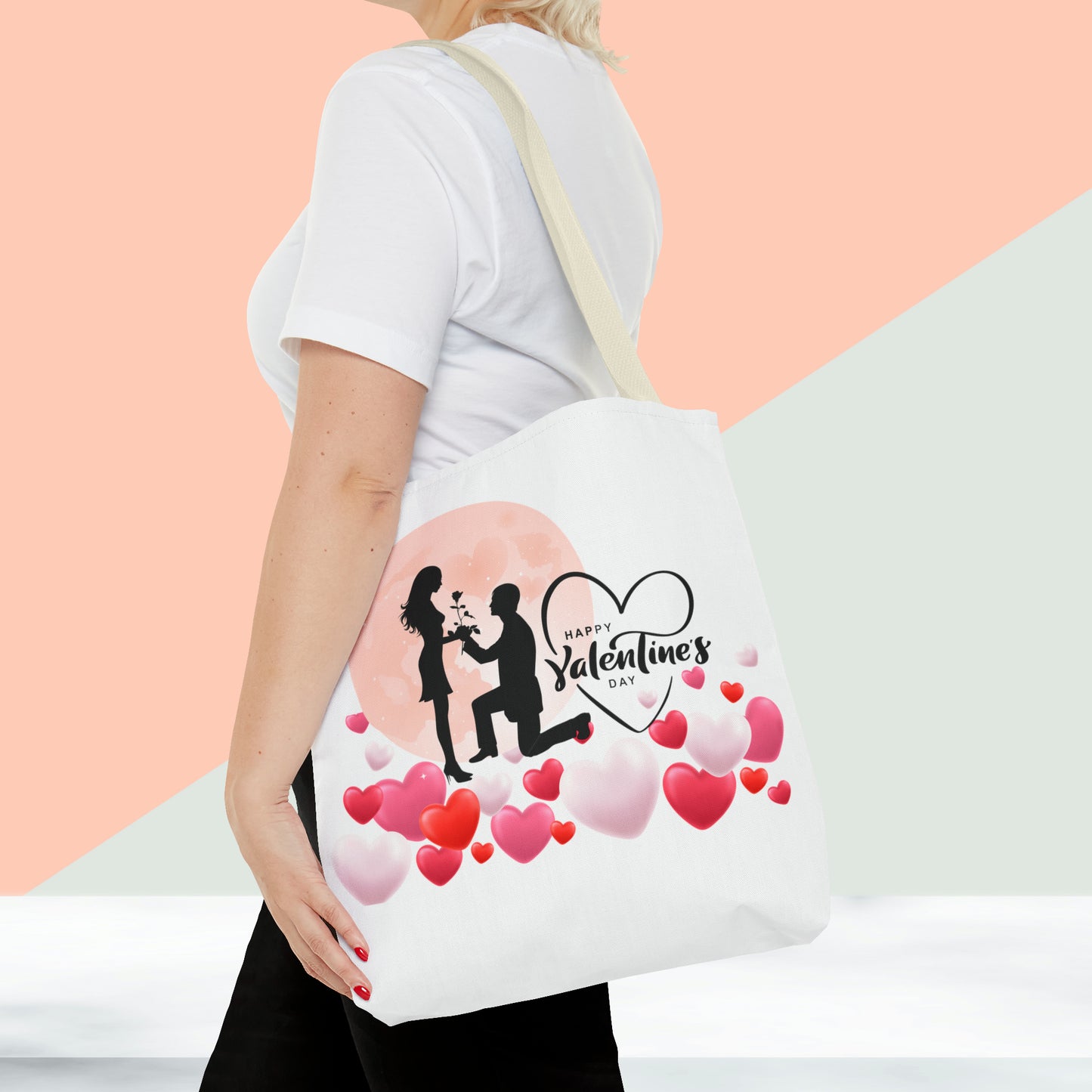 Happy Valentines Day Tote Bag