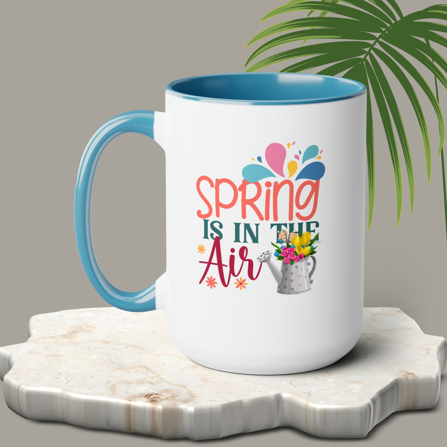 Spring Is In The Air two-Tone Coffee Mugs, 15oz