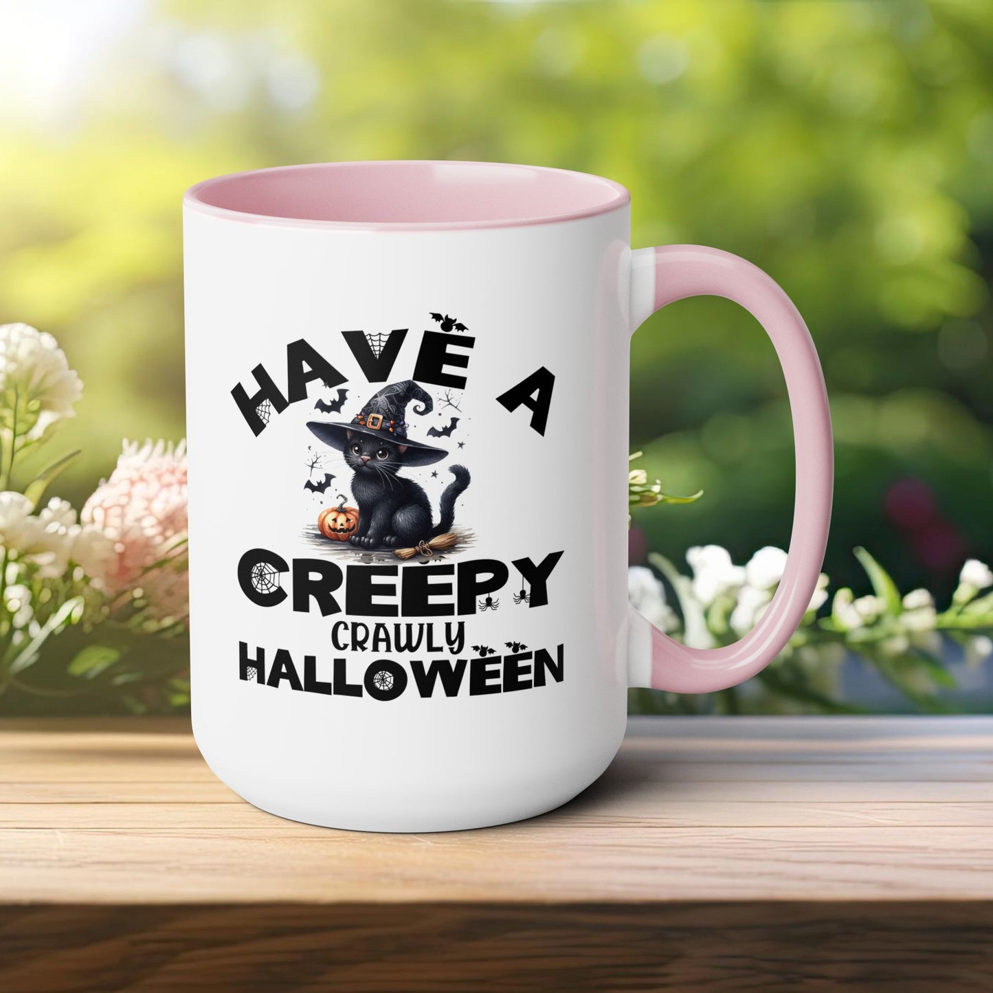 Have A Creepy Crawly Halloween Coffee Mug,  Let's Go Halloween Coffee Mug, Trick or Treat Halloween Coffee Mug, Cute Skeleton Coffee Mug, Spooky Season Halloween Coffee Mug.