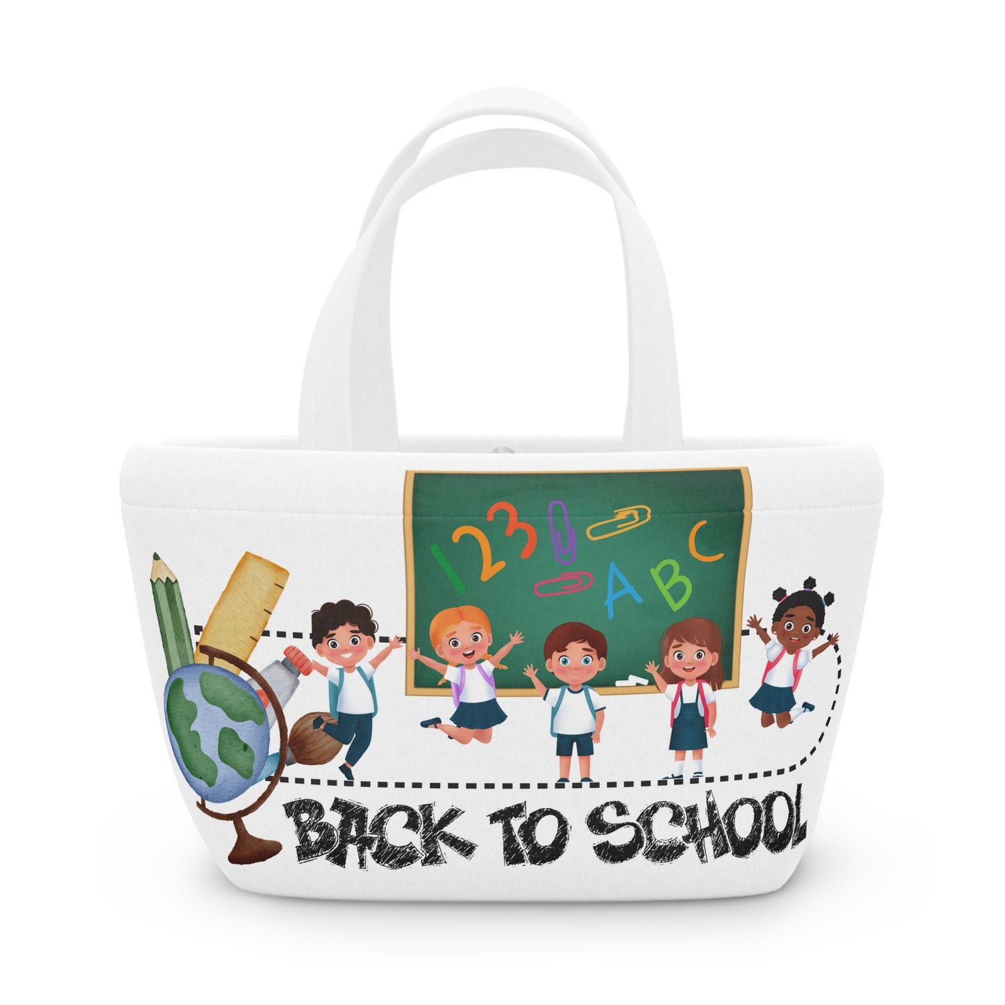 Back To School Lunch Bag, Back to Learning Lunch Bag, First Day Vibes Lunch Bag.