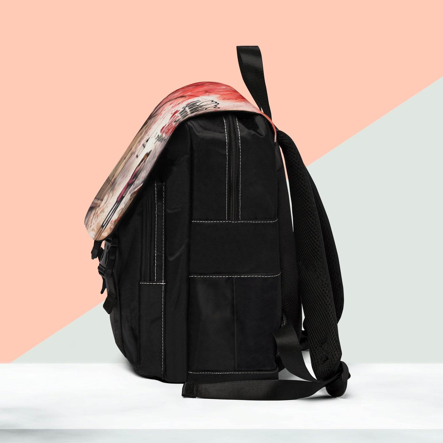 Unisex Casual Shoulder Backpack