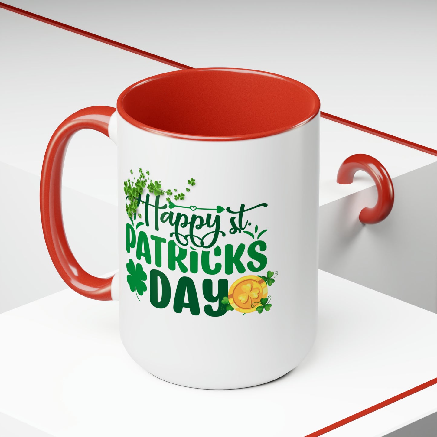 St Patrick's Day two-Tone Coffee Mugs, 15oz