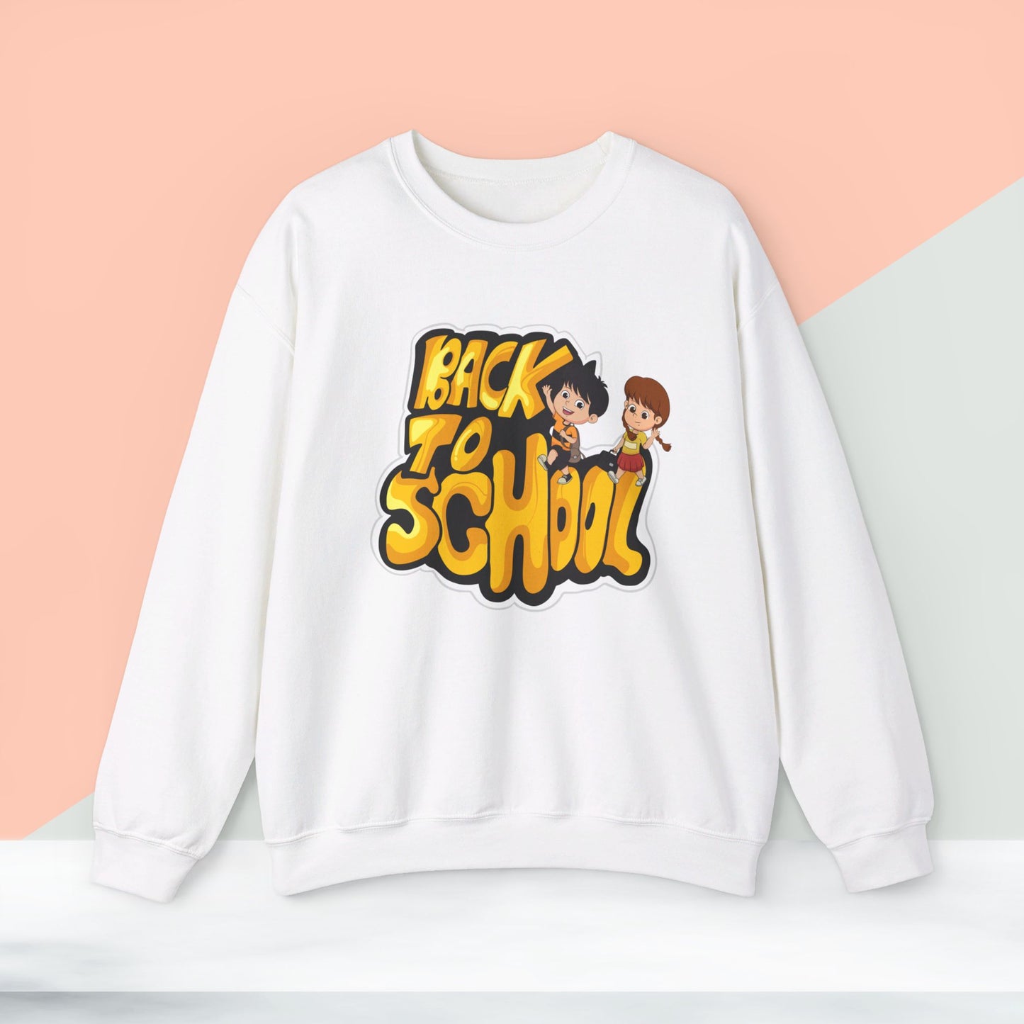 Back To school unisex heavy blend crewneck sweatshirt, We Love Teachers Sweatshirt,Teacher Back To school  Sweatshirt. First Day Vibes Sweatshirt.