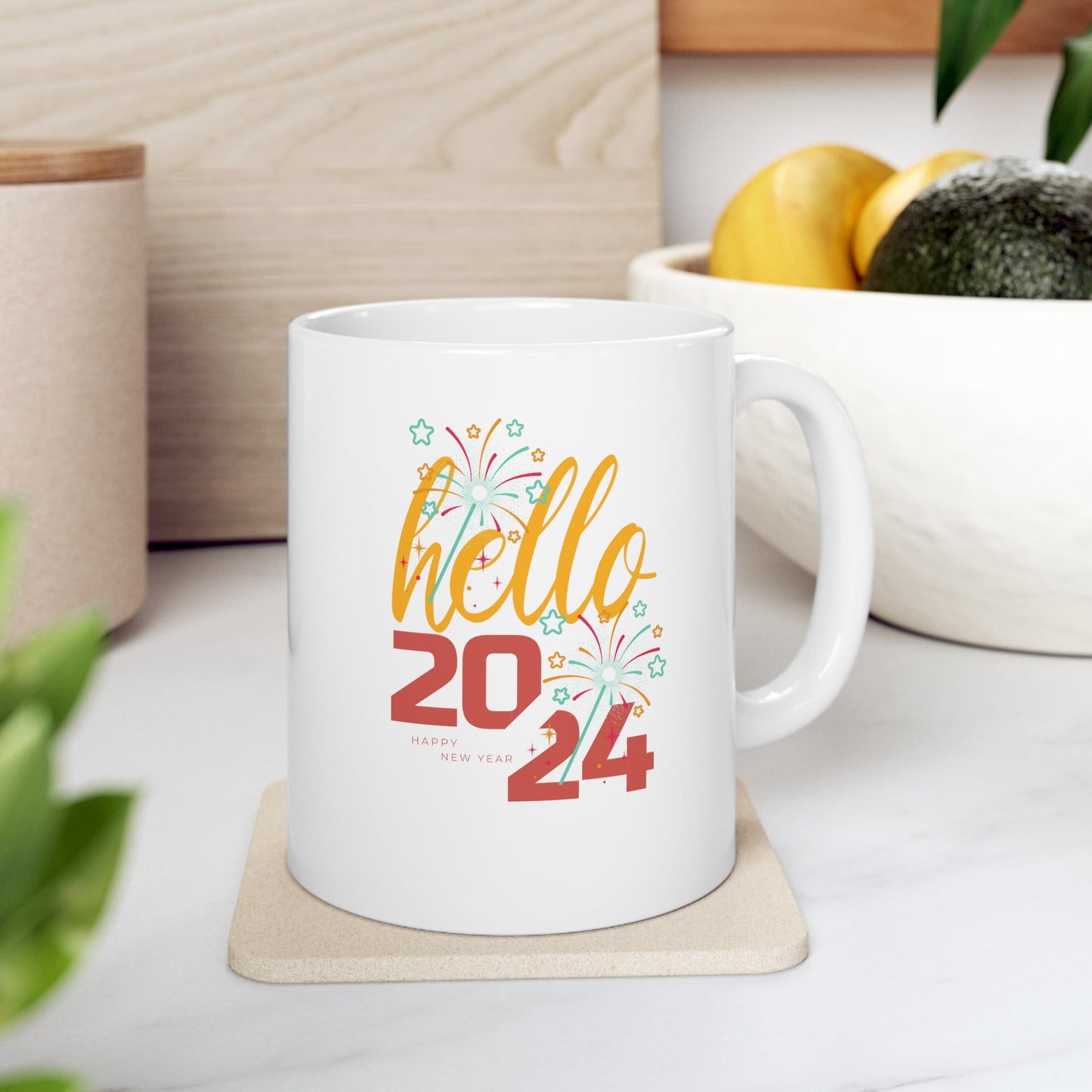 Happy New Year Ceramic Mug 11oz