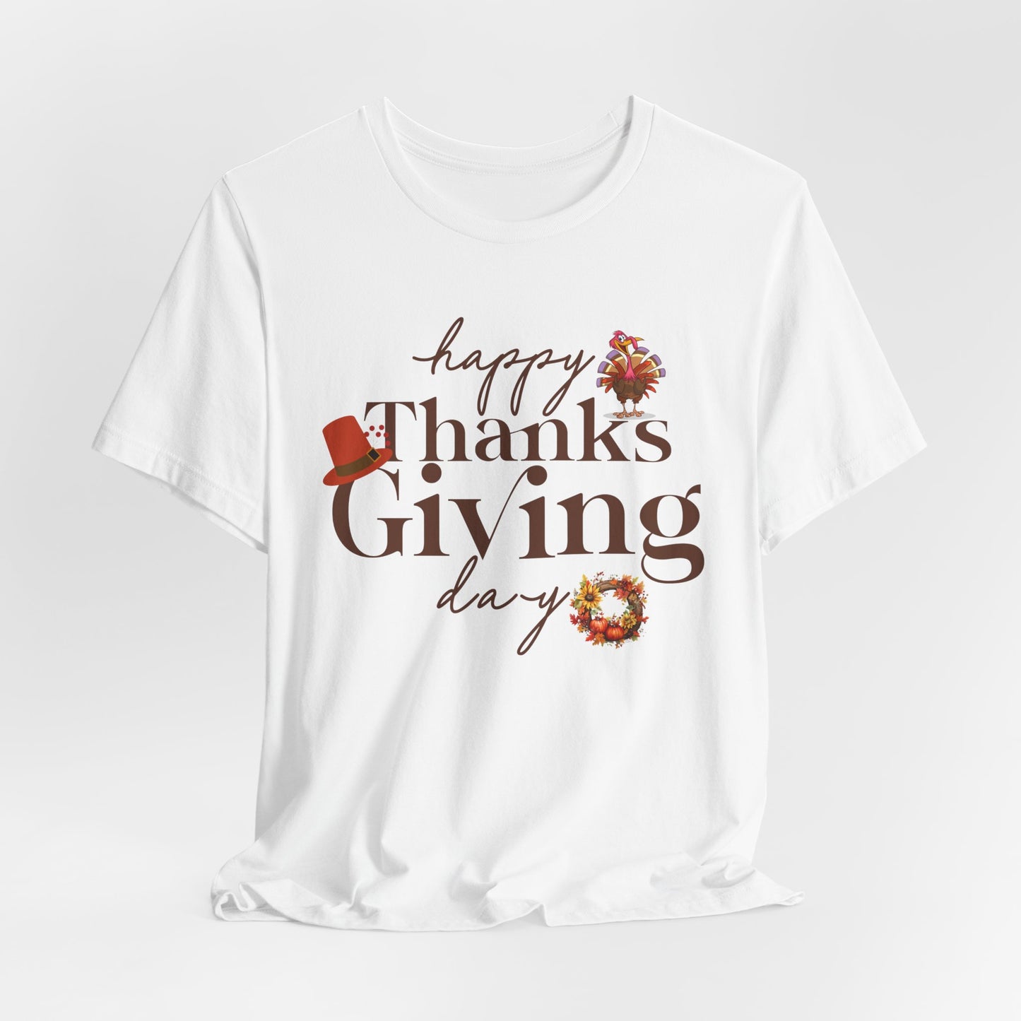 Happy Thanksgiving T-shirt, Happy thanksgiving 2024 T-shirt, Thanksgiving Gift,Turkey Shirt, Family Thanksgiving, Holiday Outfit.