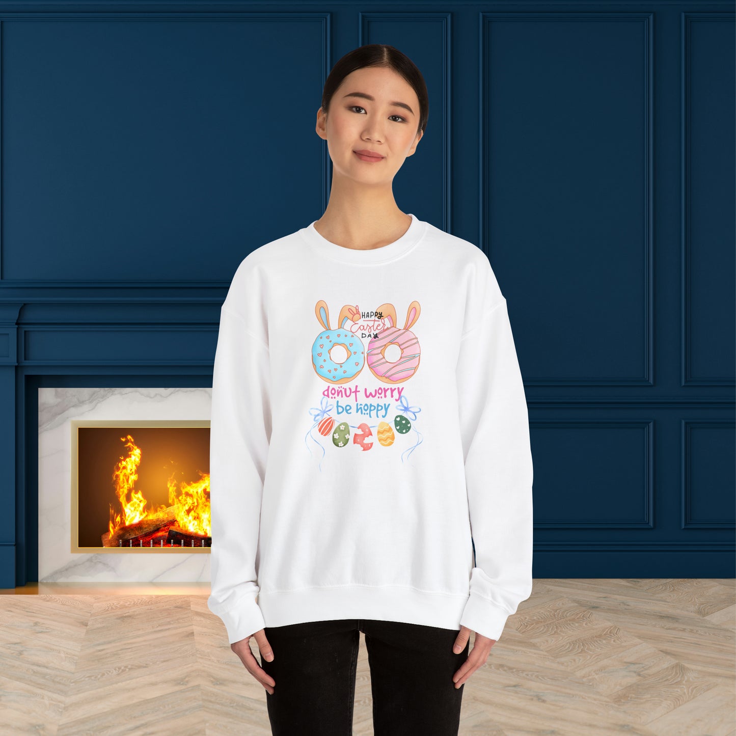 Happy Easter Unisex Crewneck Sweatshirt