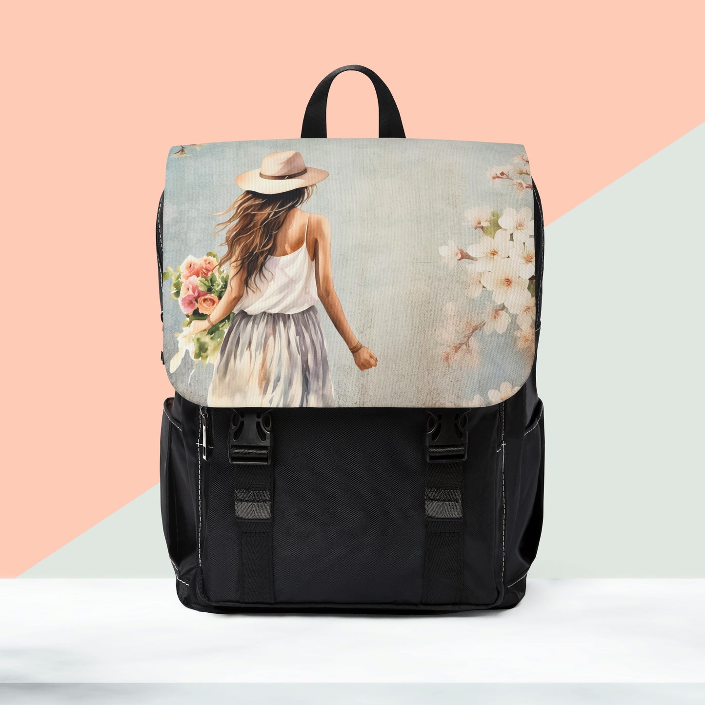 Unisex Casual Shoulder Backpack