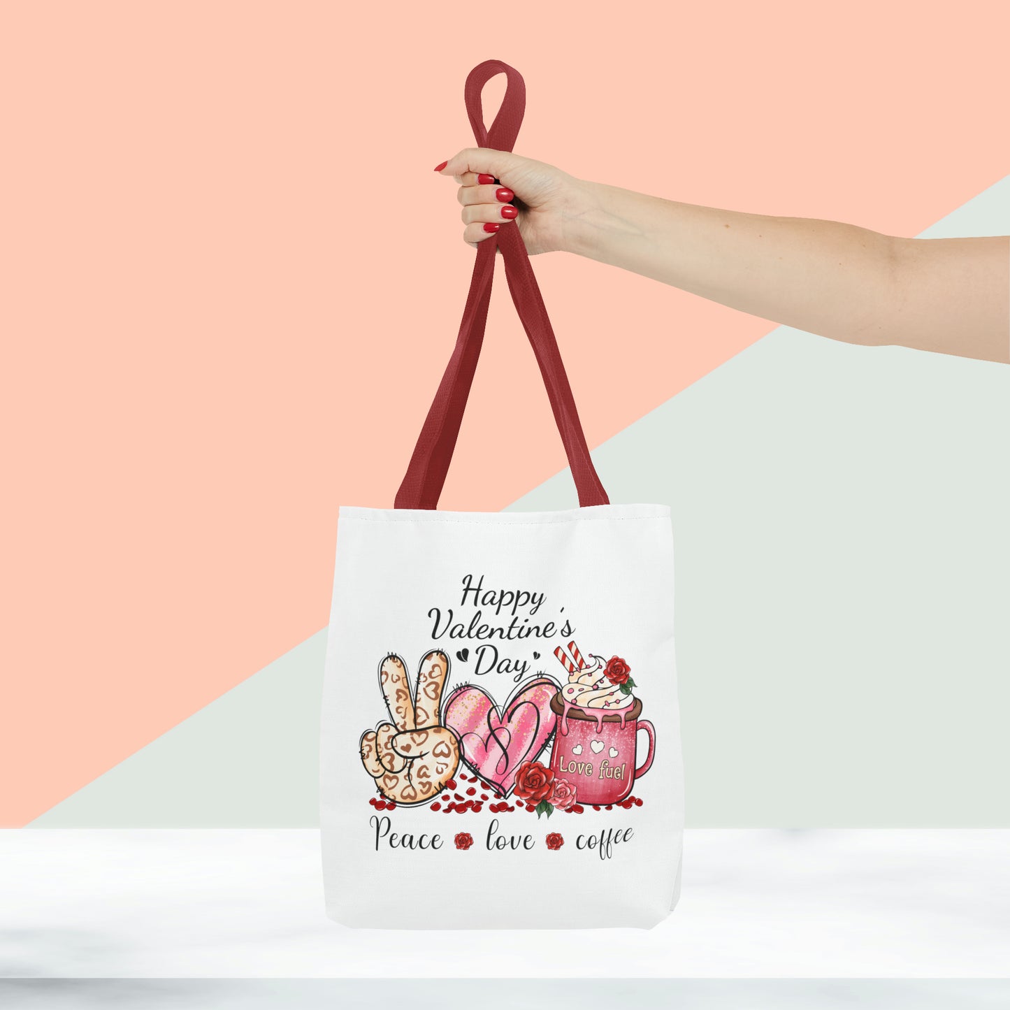 Happy Valentines Day Tote Bag