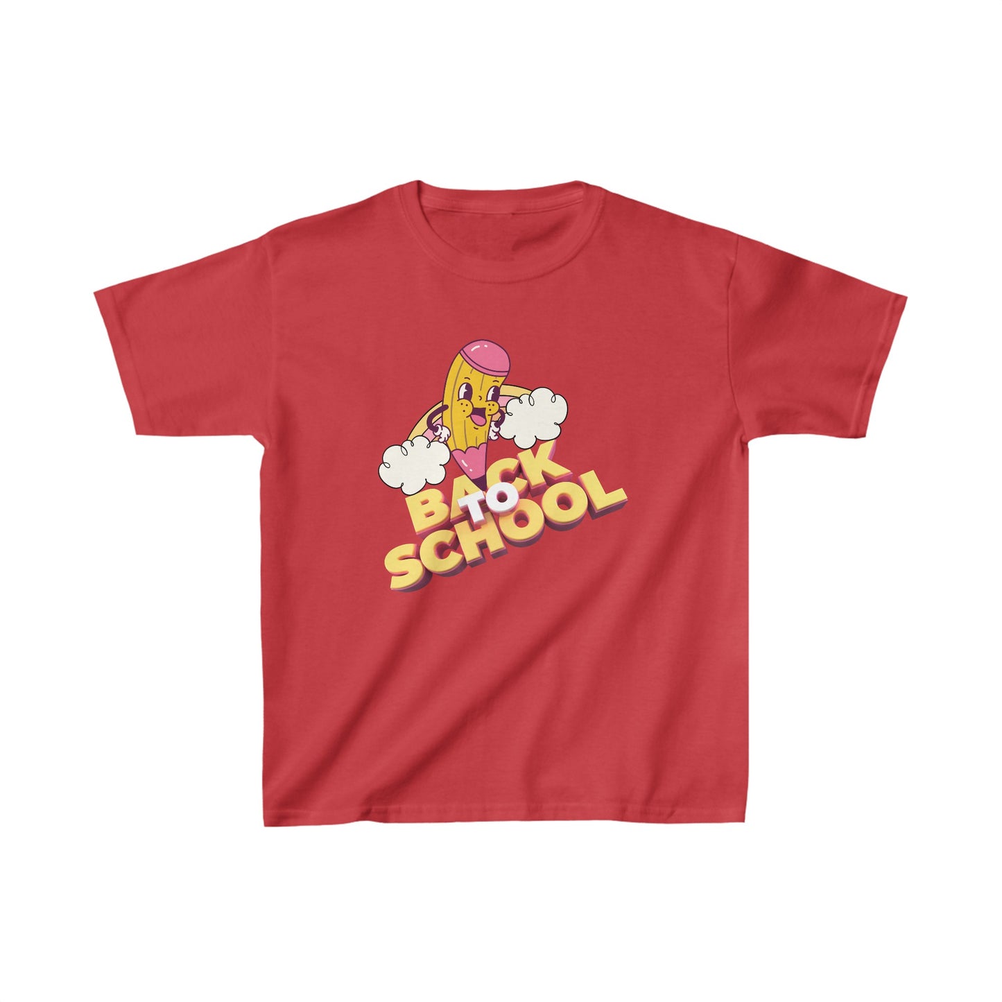 Back To School Kids Heavy Cotton™ Tee, Back to school Kids Shirt, 1st Day Of School Shirt, Back To School Cotton T-Shirt.