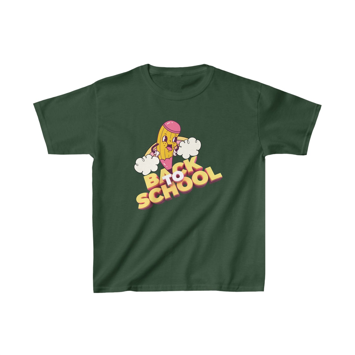 Back To School Kids Heavy Cotton™ Tee, Back to school Kids Shirt, 1st Day Of School Shirt, Back To School Cotton T-Shirt.