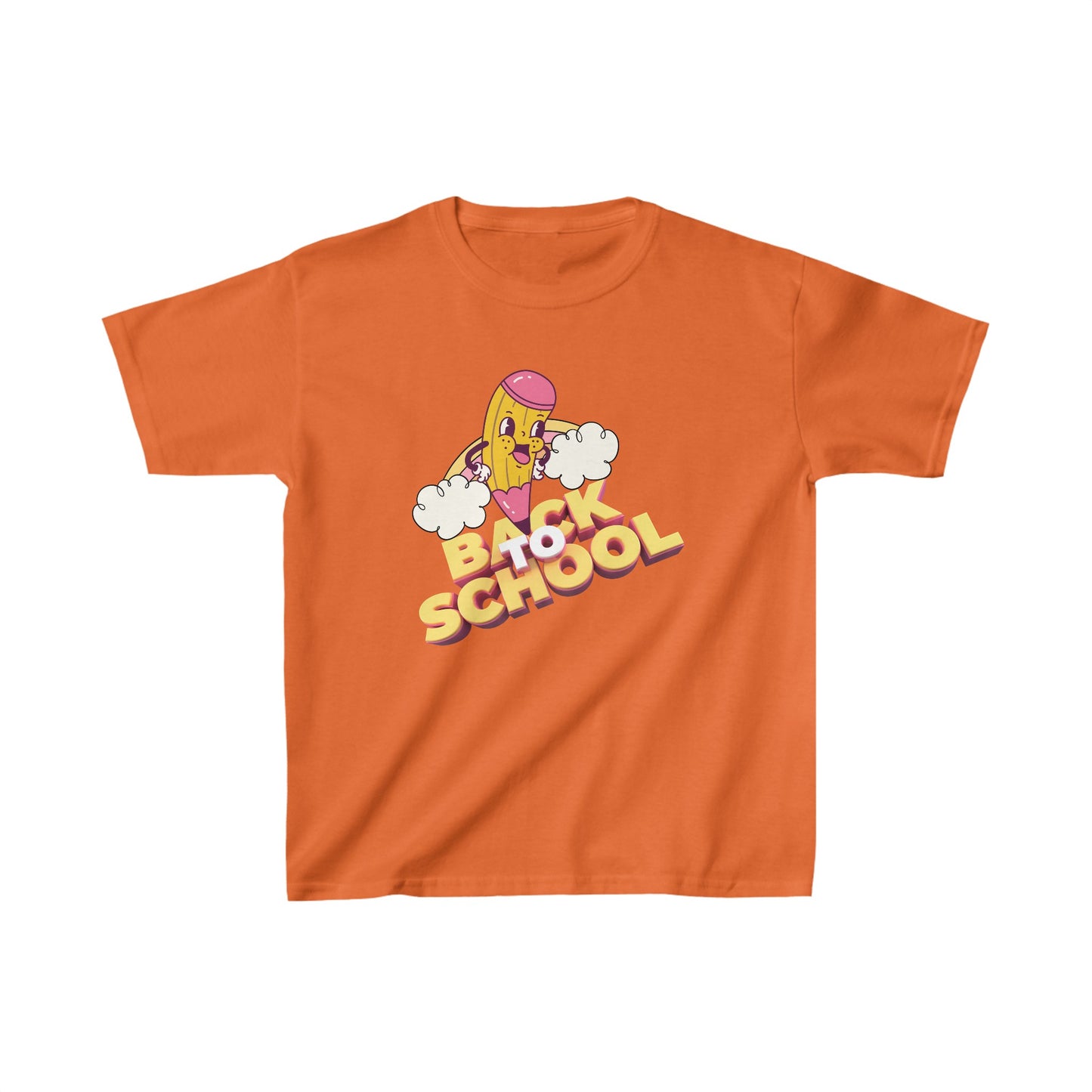 Back To School Kids Heavy Cotton™ Tee, Back to school Kids Shirt, 1st Day Of School Shirt, Back To School Cotton T-Shirt.