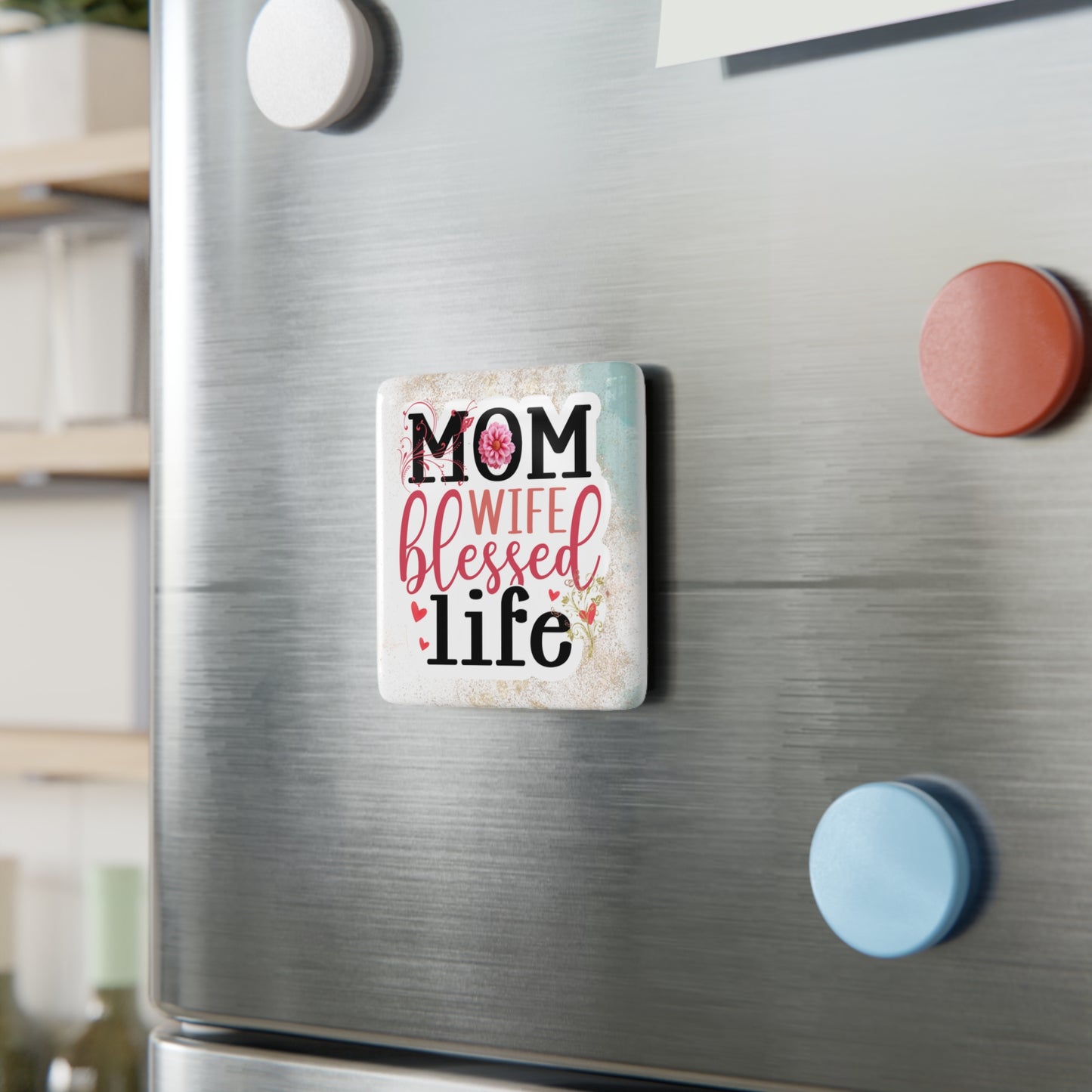 Happy Mother's Day Porcelain Magnet, Square